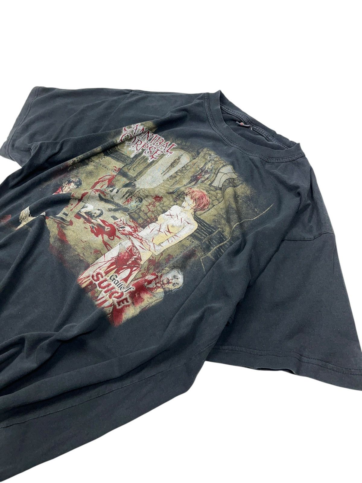 Band Tees × Vintage Vintage 00s Cannibal Corpse Gallery of Suicide T-shirt Size US XL / EU 56 / 4 - 4 Thumbnail