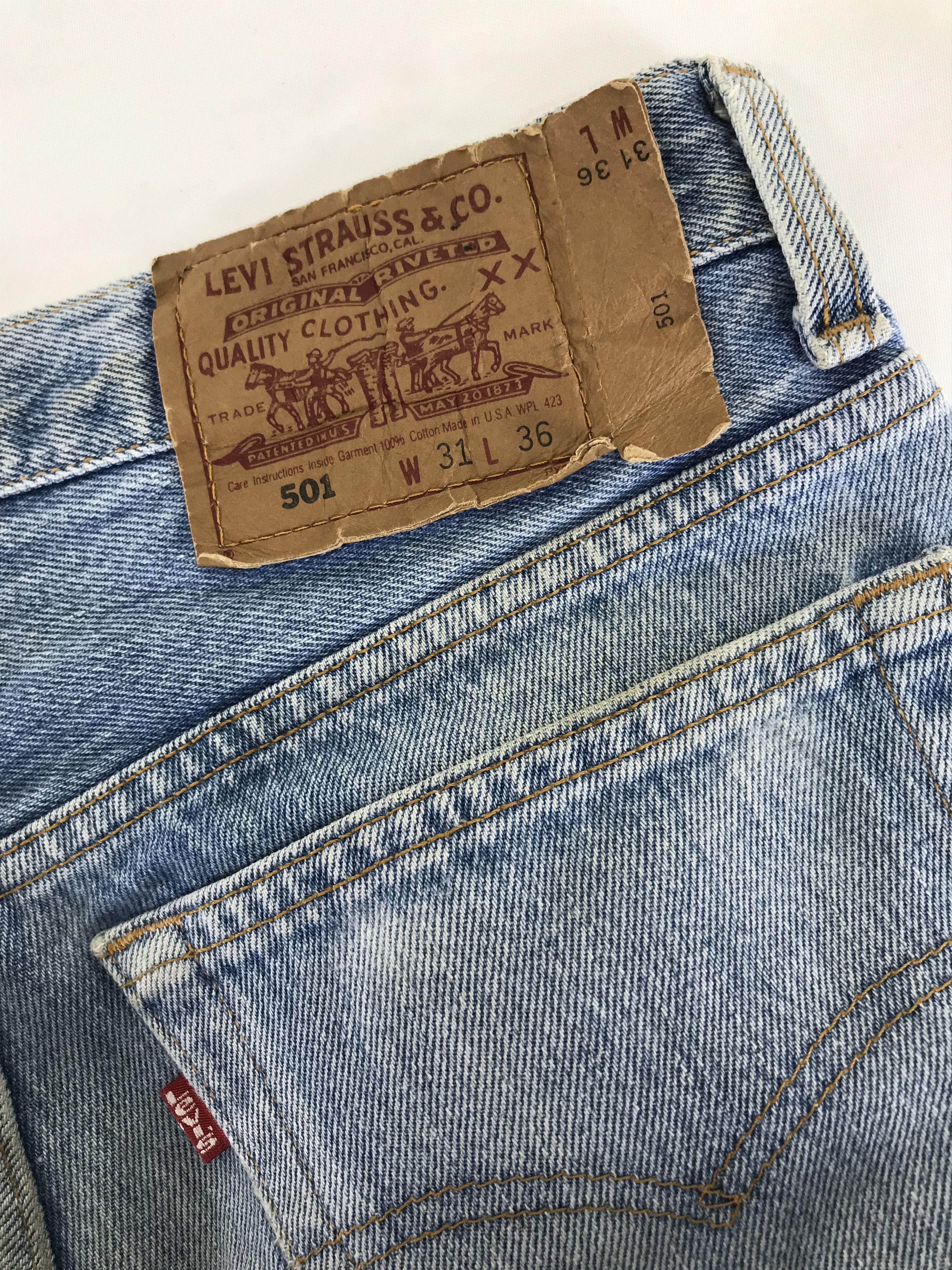 Levi's Vintage Levi's 501 Faded Blue Jeans Size US 30 / EU 46 - 13 Thumbnail