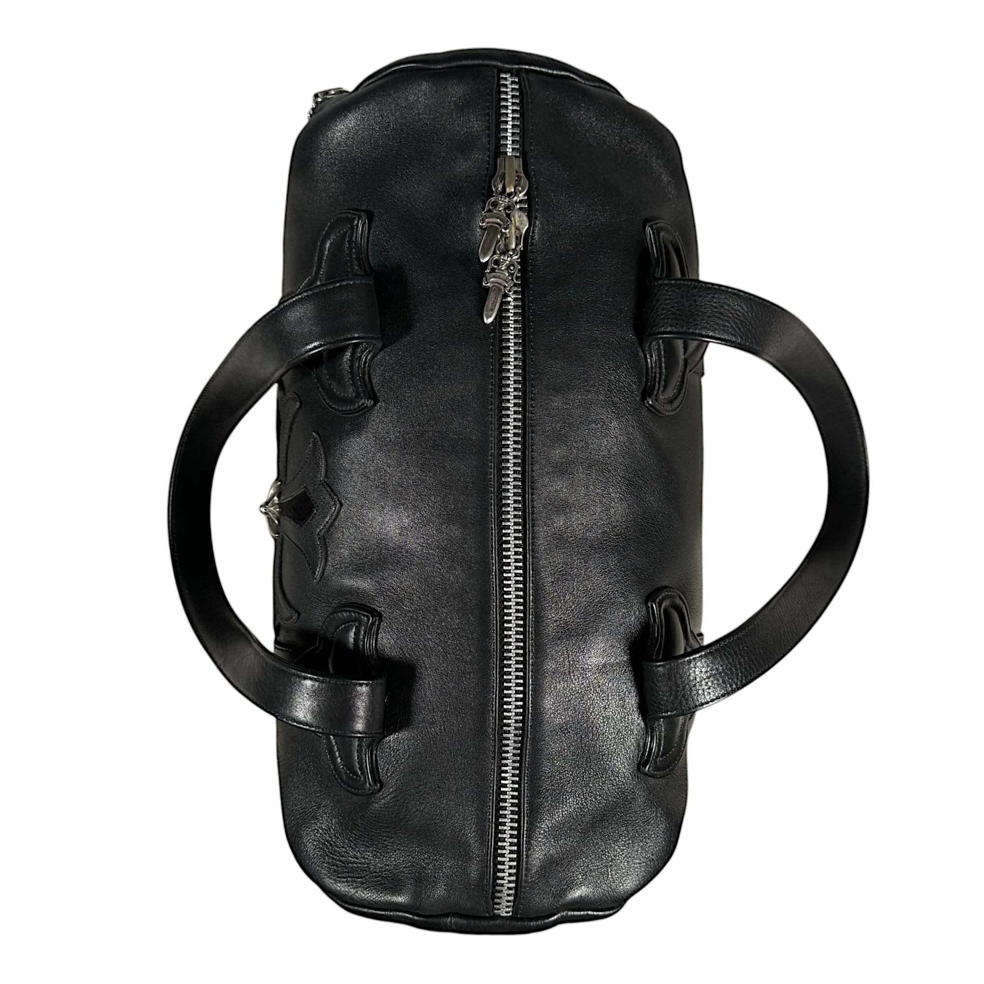 Chrome Hearts CH PLUS PATCH SILVER CROSS PLUS DUFFLE BAG Size ONE SIZE - 4 Thumbnail