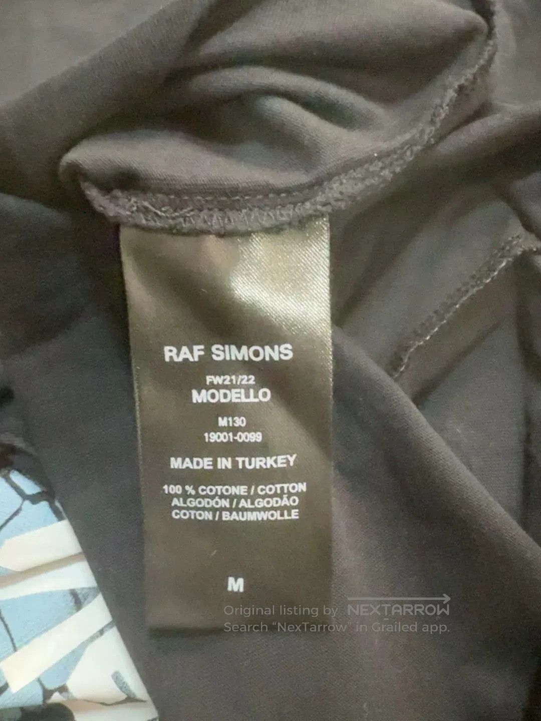 Raf Simons Pocket Print Oversized Tee.