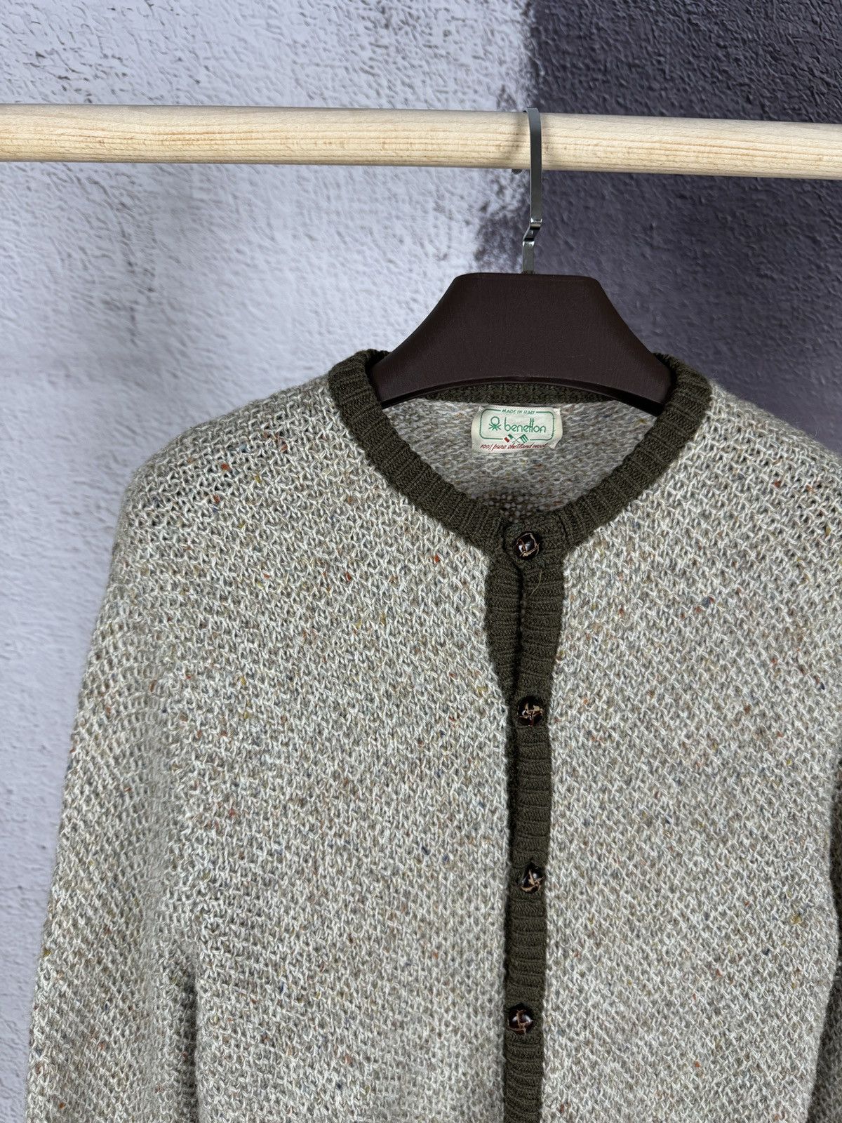 Benetton Benetton vintage 90 button up sweater cardigan made in Italy Size US M / EU 48-50 / 2 - 3 Thumbnail