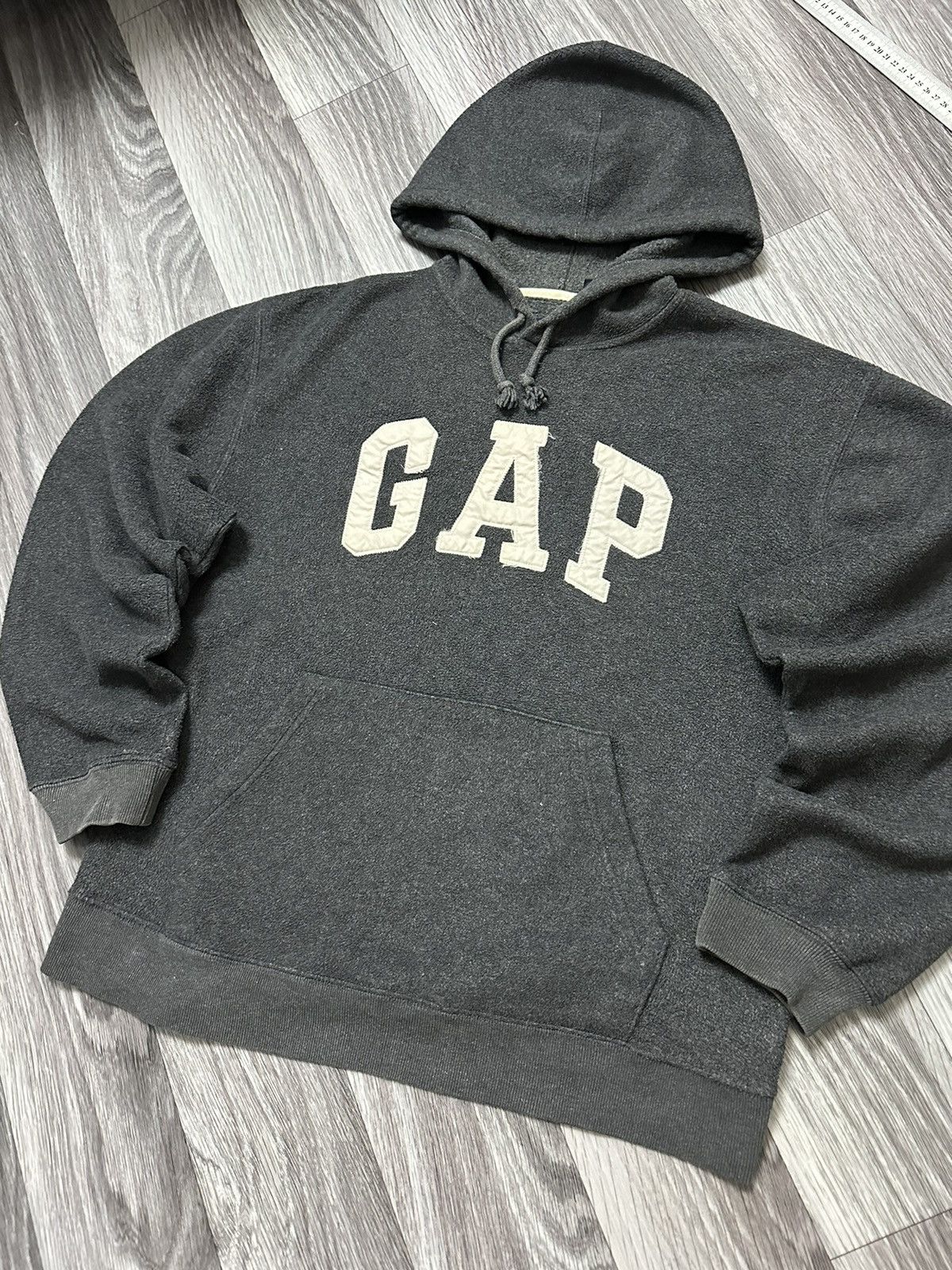 Gap HOODIE Gap Fleece Vintage Oversized Very Rare Big Logo Y2k Size US S / EU 44-46 / 1 - 2 Thumbnail