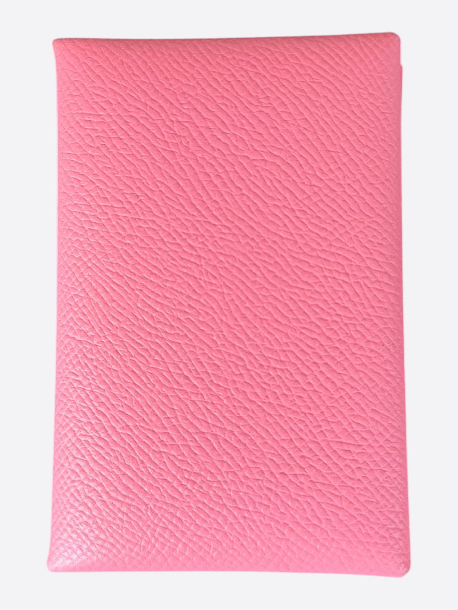 Hermes Hermes Pink Epsom Calvi Card Holder Size ONE SIZE - 1 Thumbnail