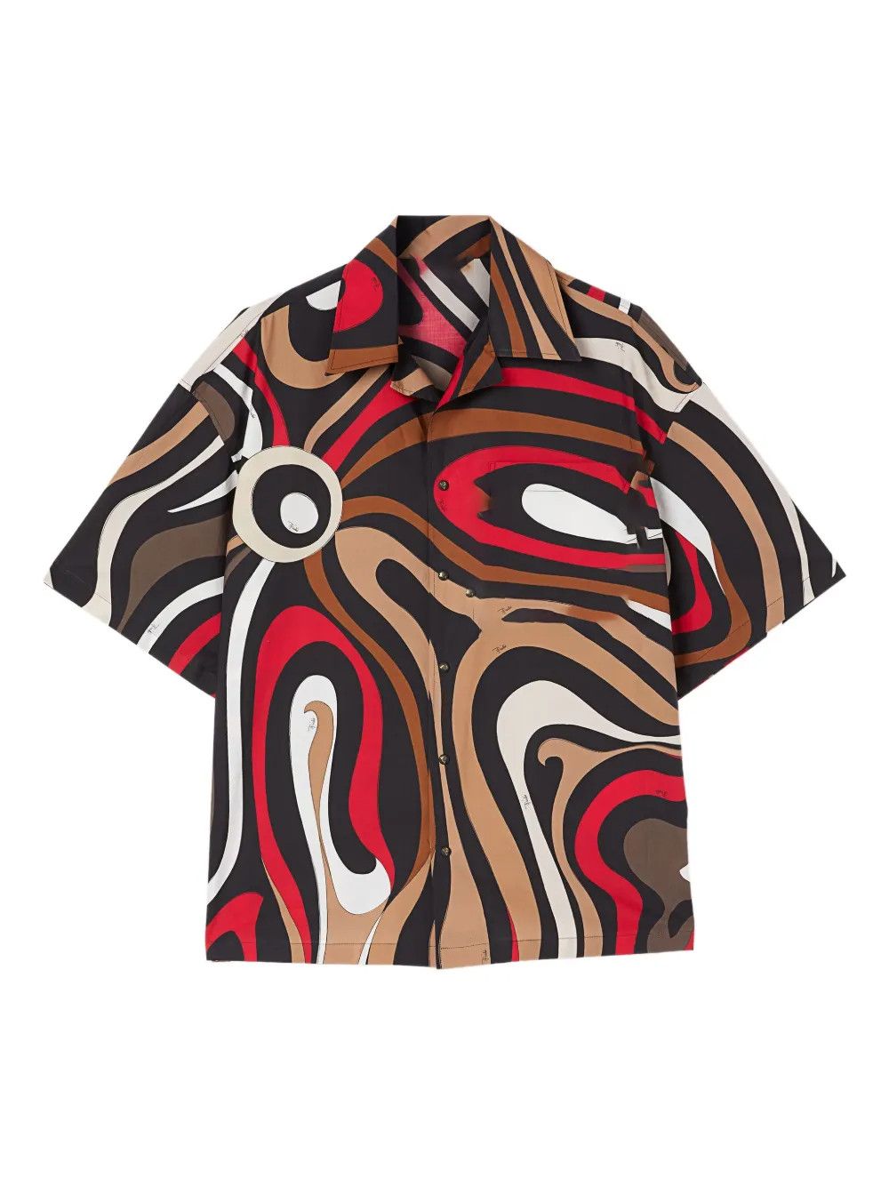 Other Marmo Printed Short-Sleeved Poplin Shirt Size US S / EU 44-46 / 1 - 1 Thumbnail