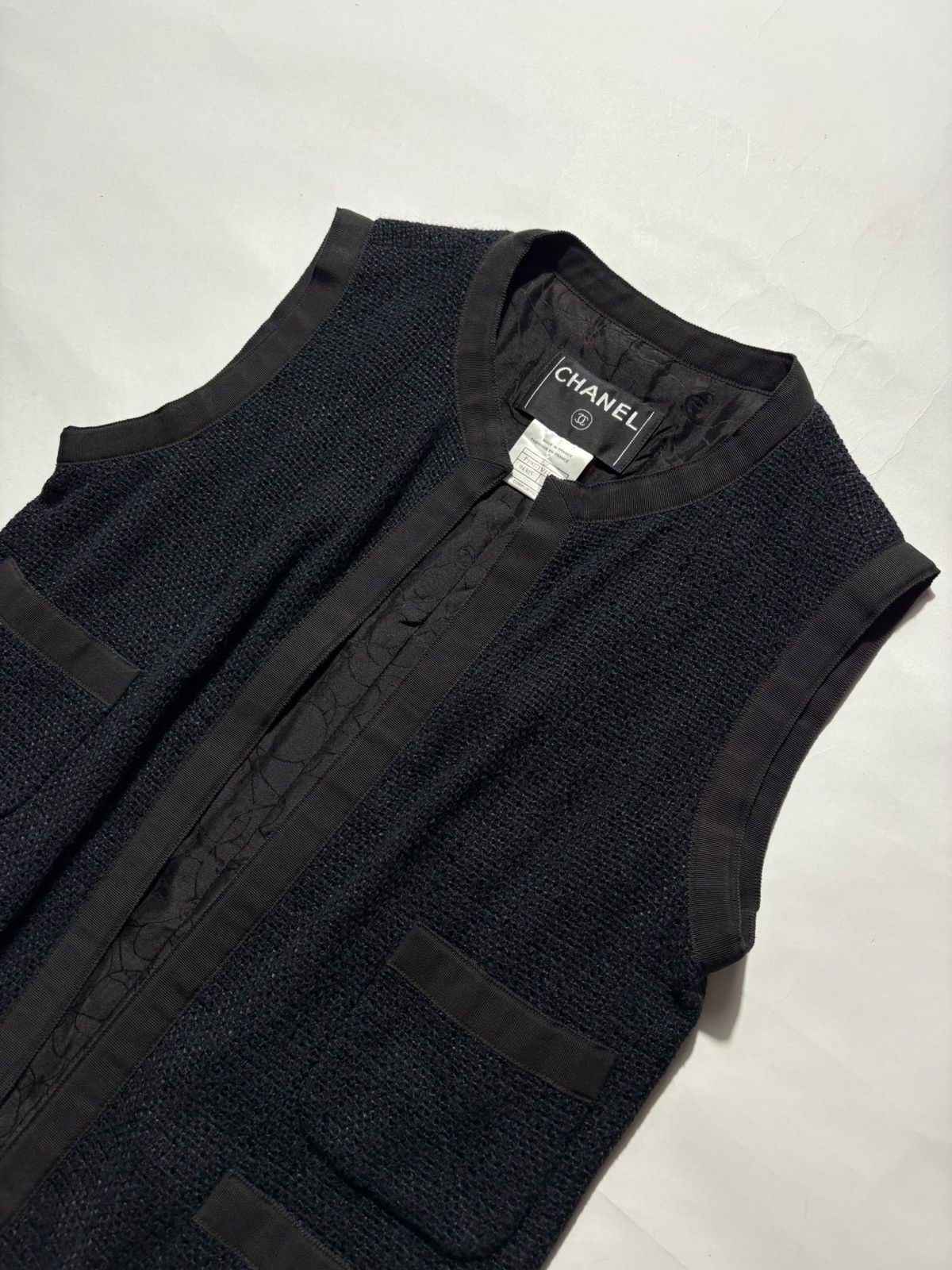 Chanel CHANEL TEXTURED KNIT VEST Size XS / US 0-2 / IT 36-38 - 3 Thumbnail