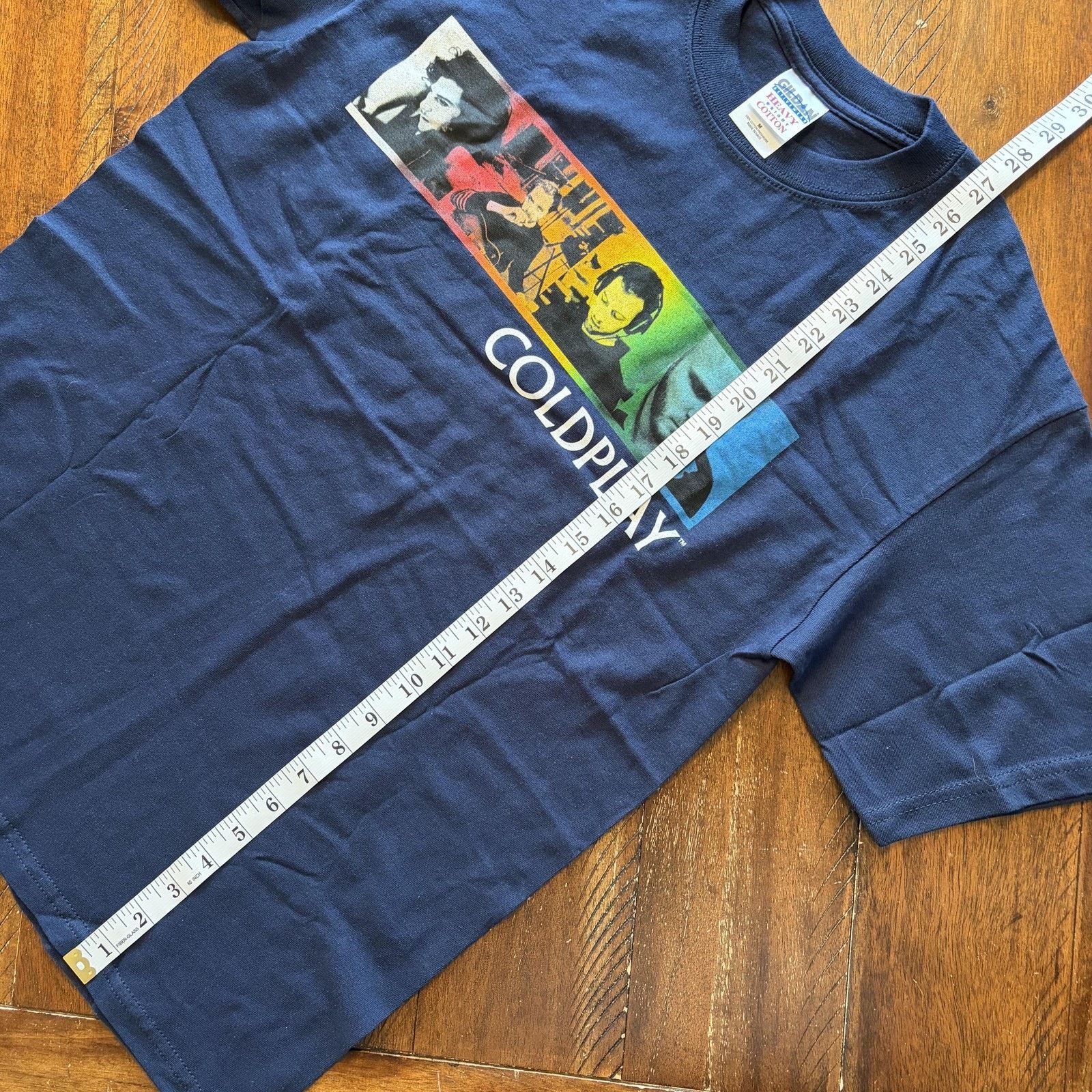 Gildan Vtg Coldplay Twisted Logic Tour Shirt Mens Medium Blue 2006 Size US M / EU 48-50 / 2 - 7 Thumbnail
