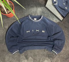 Vintage Nike Athletic Dept. Logo Sweatshirt XXL - Blue