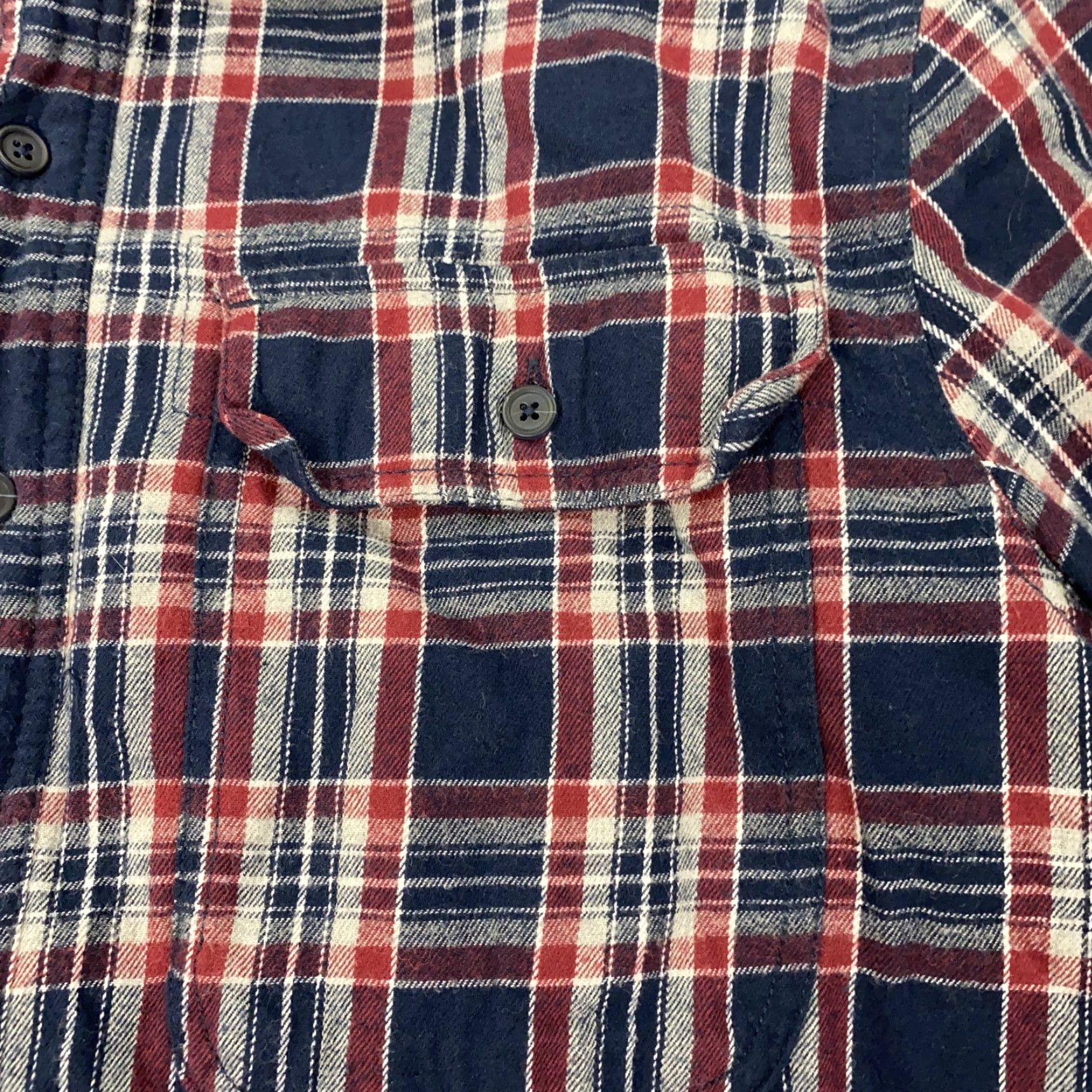 Vintage Boston Traders Shirt Mens Large Blue Plaid Fleece Lined Flannel Button-Up Pockets Workwear Classic Size US L / EU 52-54 / 3 - 3 Thumbnail