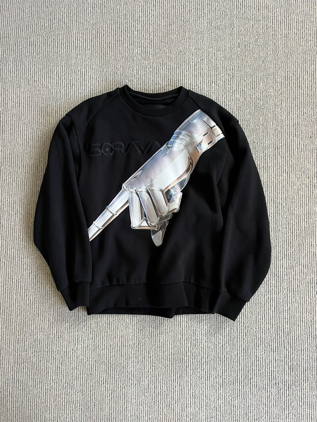 Juun.J Juun.J x Sorayama Oversized Finger Print Sweatshirt Size US S / EU 44-46 / 1 - 1 Thumbnail