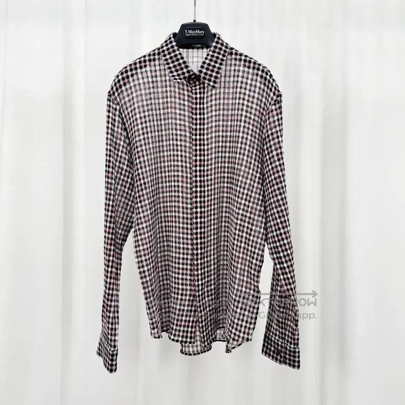 dior dress shirt Dior Blue & White Oblique Denim Button Up Shirt – Savonches