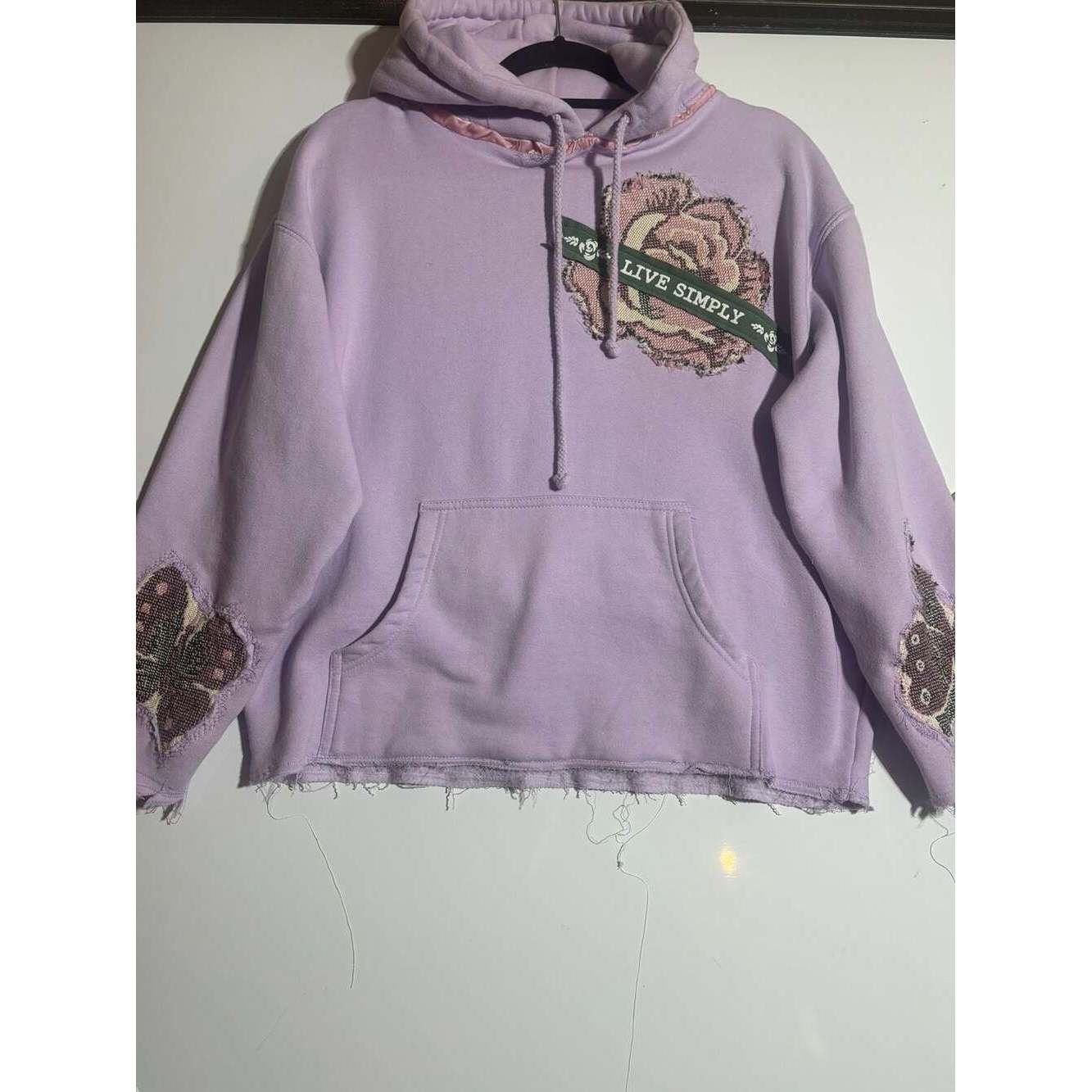 Other Future Fantasy Delight Tapestry Patchwork Hoodie w/Rose &But Size L / US 10 / IT 46 - 1 Thumbnail