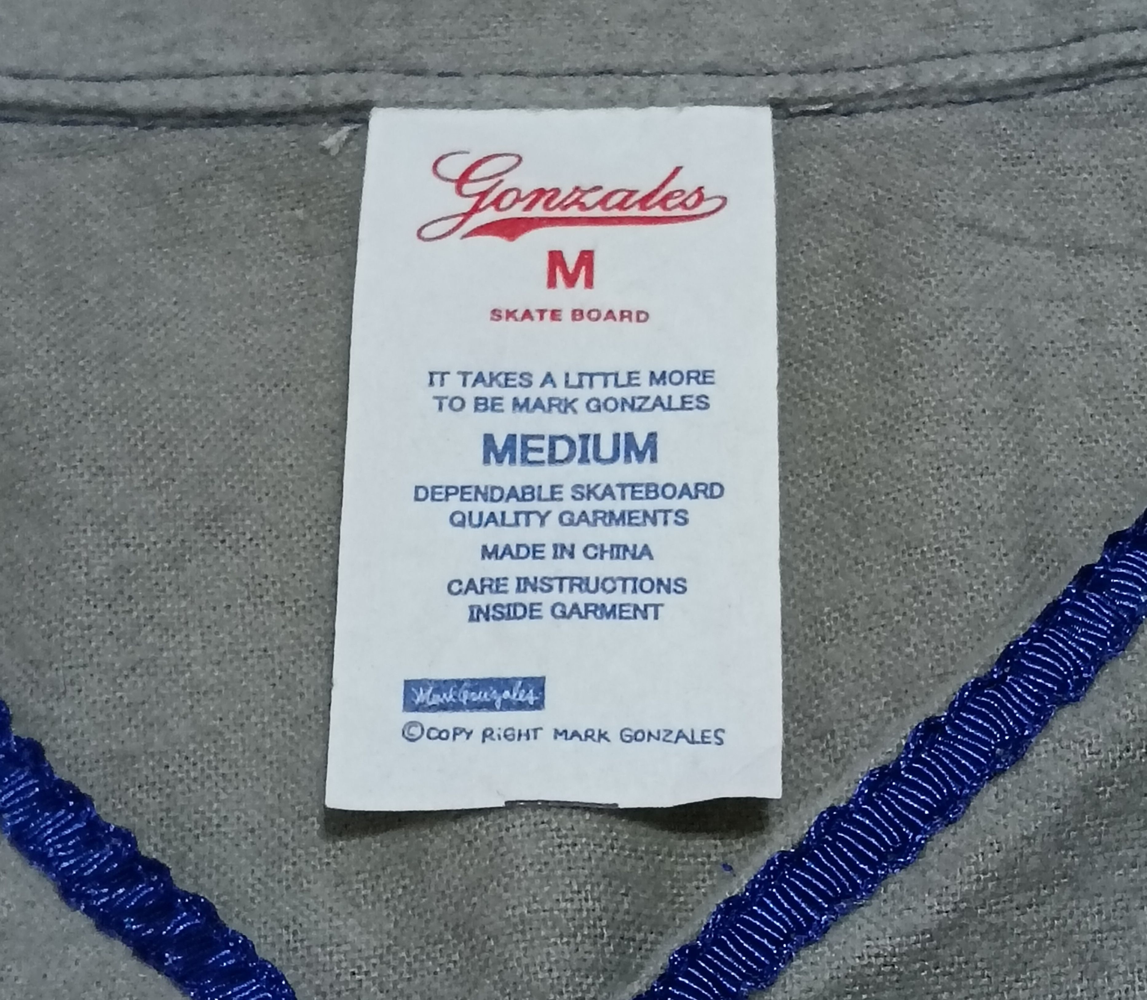 Designer MARK GONZALES BIG SPELL OUT BASEBALL INSPIRED SHIRT Size US M / EU 48-50 / 2 - 2 Thumbnail