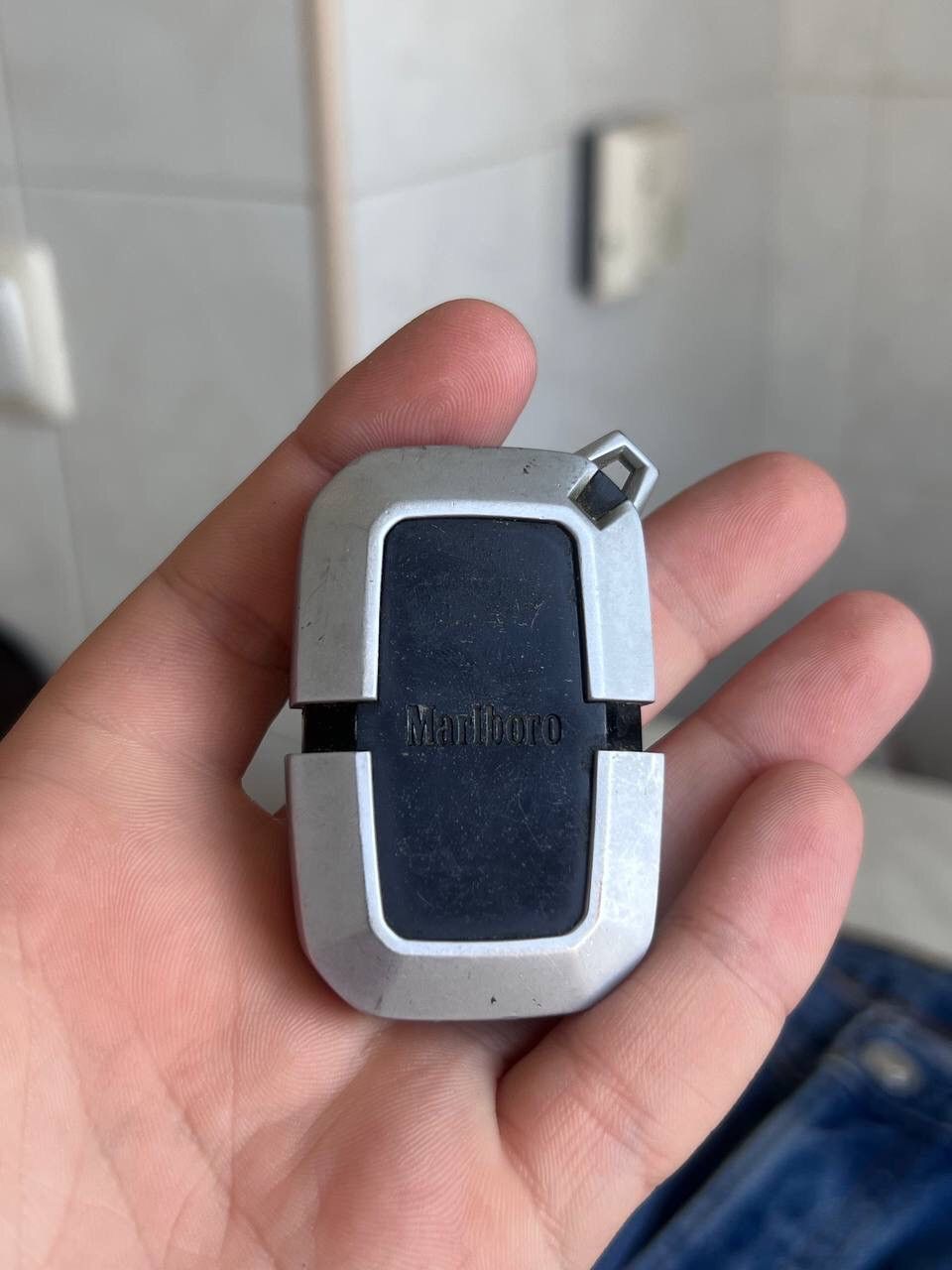 Marlboro Y2K ELEGANCE MARLBORO GEOMETRIC METAL PUNK ROCK LIGHTER Size ONE SIZE - 5 Thumbnail