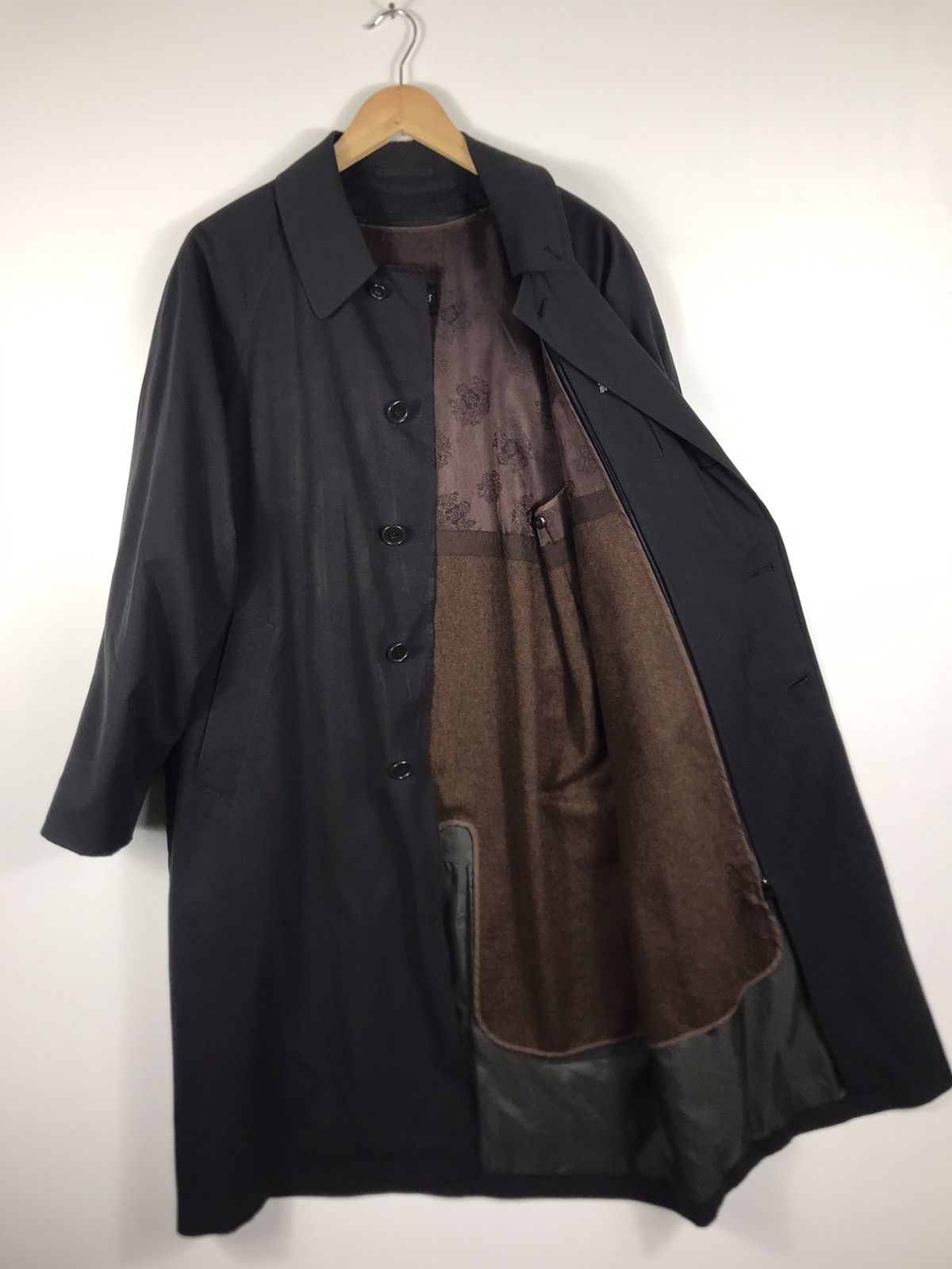 Designer × Vintage ⚡️Vintage Antonio Fusco Italy Button Long Coat Size US M / EU 48-50 / 2 - 8 Thumbnail