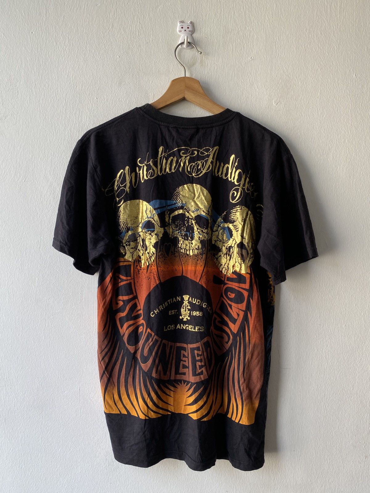Christian Audigier × Ed Hardy Christian Audigier Fullprint Design Chain Skull Tee Size US M / EU 48-50 / 2 - 4 Thumbnail
