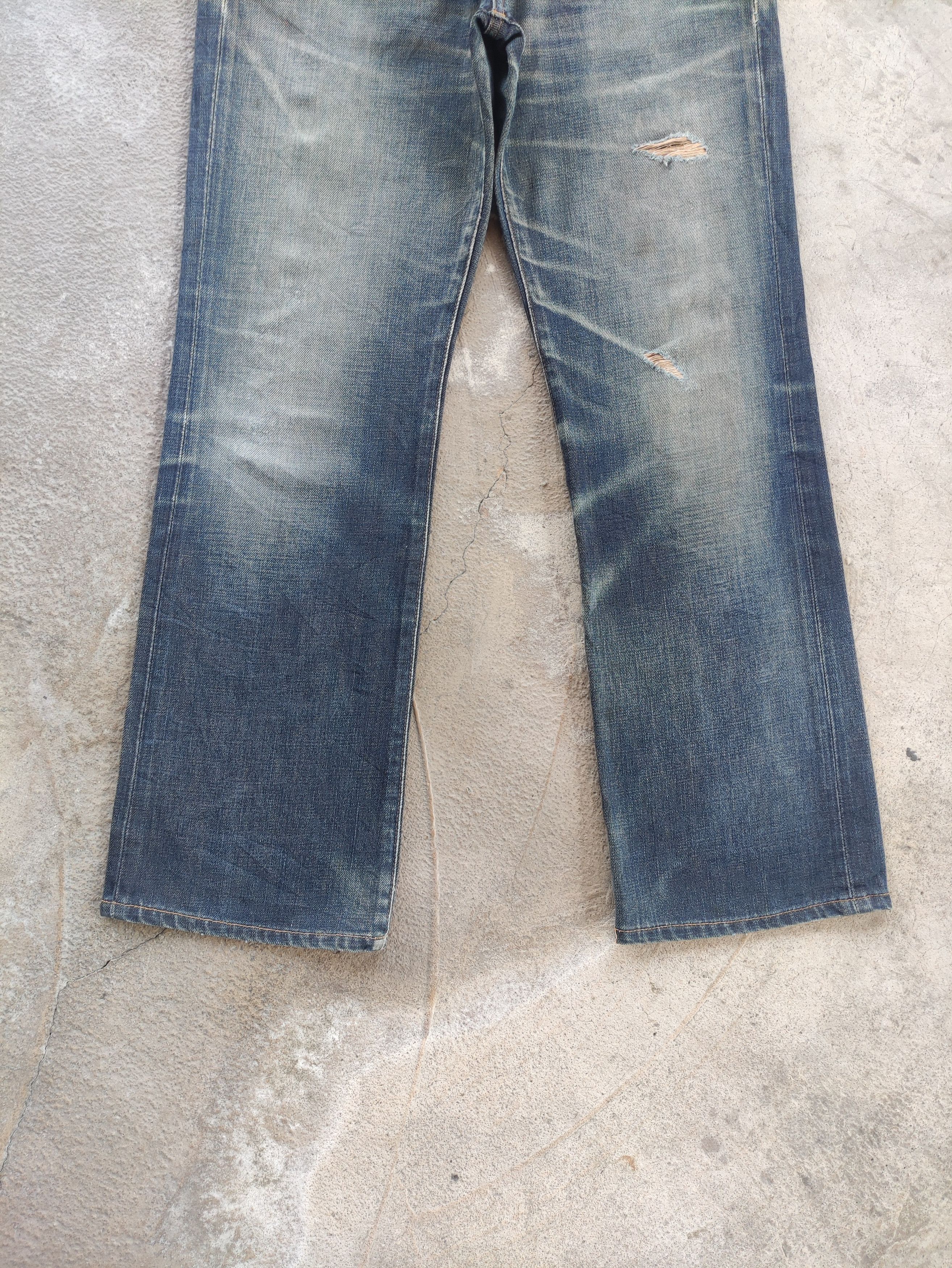 Edwin Vintage Edwin 503 Japan Flare Distressed Faded Jean Size US 30 / EU 46 - 4 Thumbnail