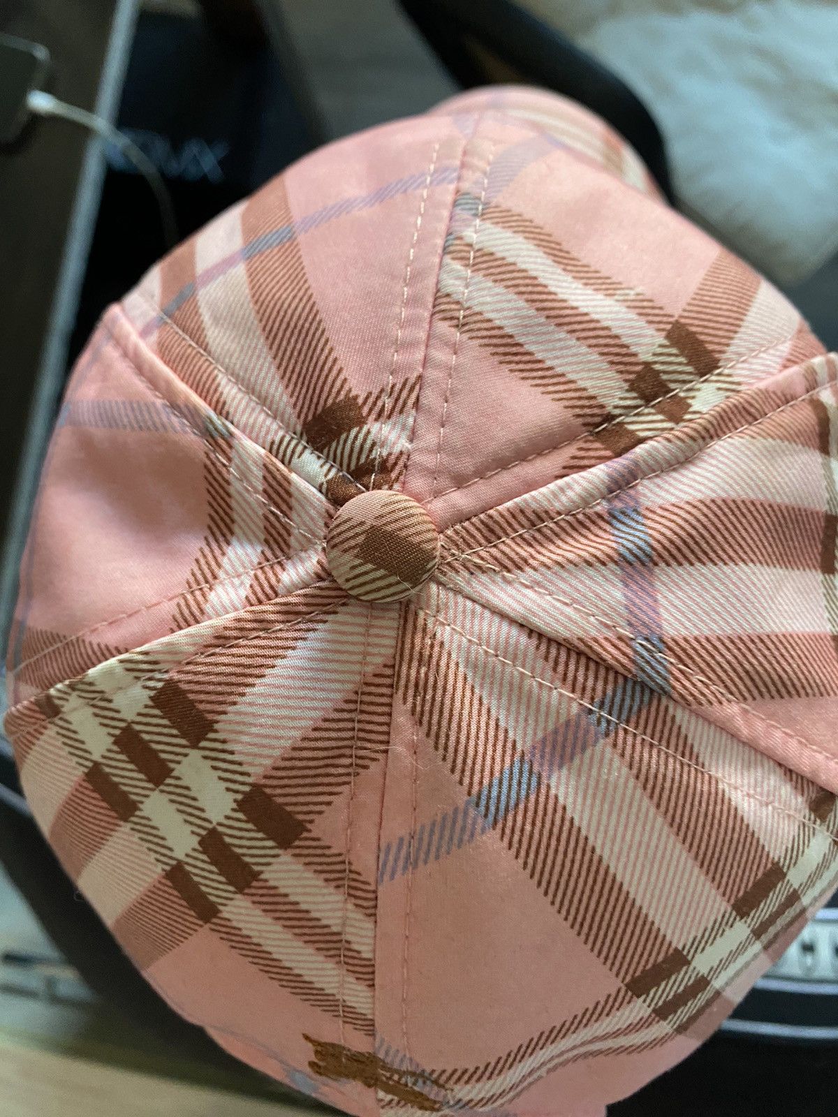 Burberry ❗️EXTRA RARE❗️pink burberry vintage luxury cap Size ONE SIZE - 6 Thumbnail