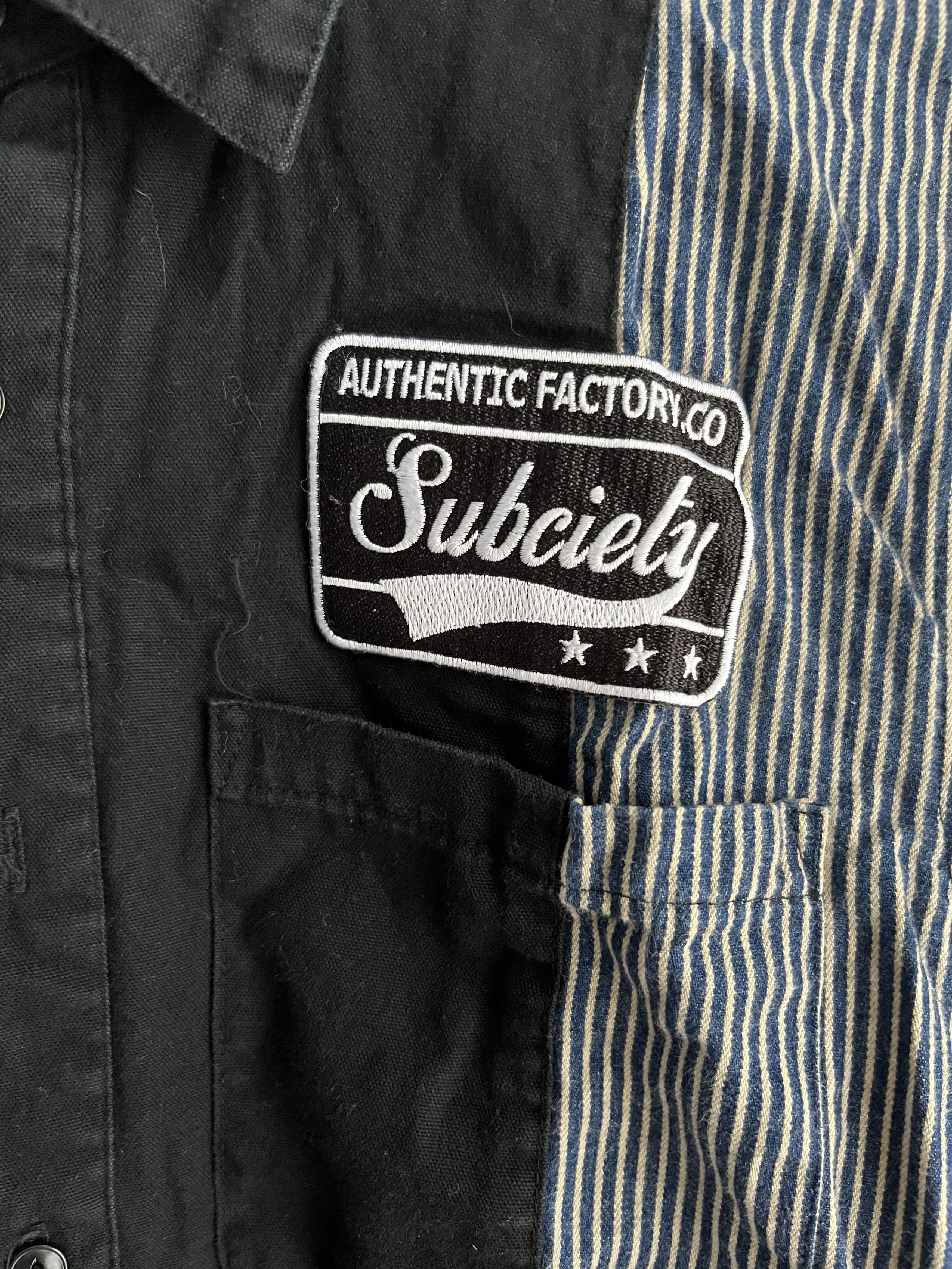 Vintage Rare Long Shirt Subciety Size US M / EU 48-50 / 2 - 2 Thumbnail