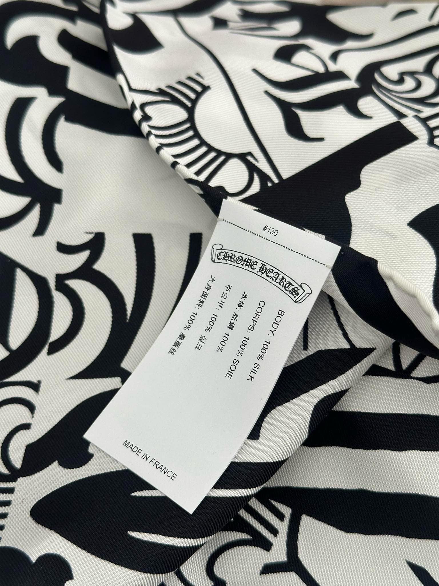 Chrome Hearts Chrome Hearts Multi-Logo Scarf Size ONE SIZE - 4 Thumbnail