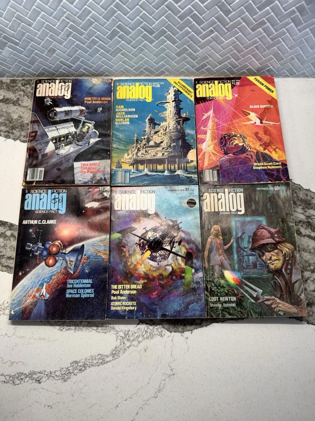 Designer Lot of 6 Issues of 1970-78 ANALOG / Astounding Science Fact Size ONE SIZE - 1 Thumbnail