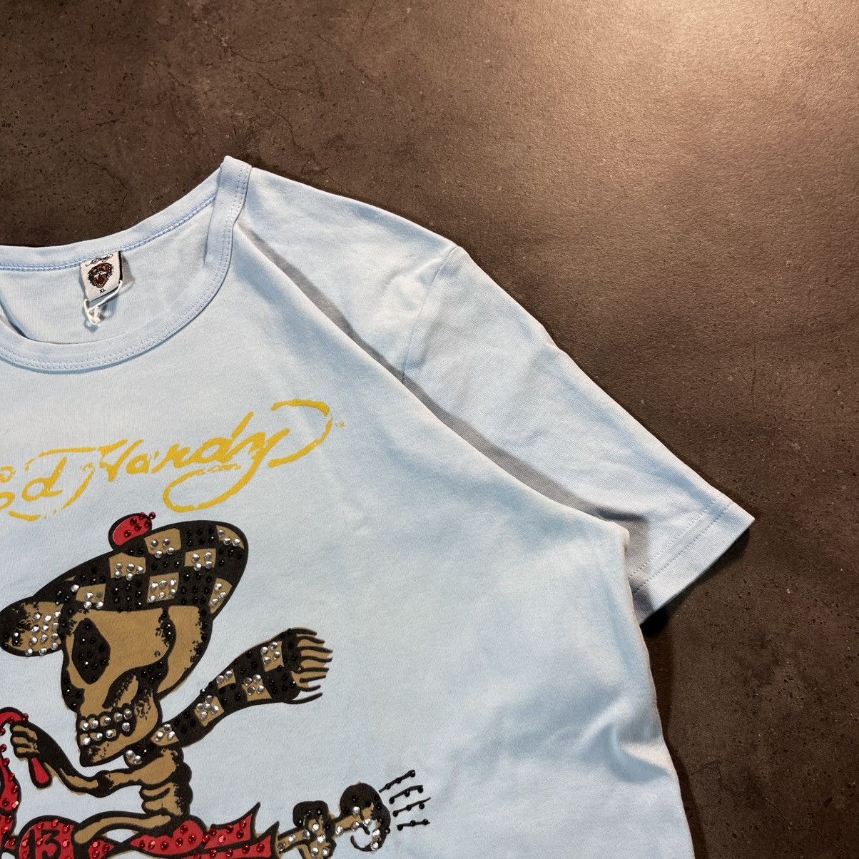 Ed Hardy Vintage Y2K Ed Hardy Skull Drip Big Logo Tshirt Tee Size US M / EU 48-50 / 2 - 4 Thumbnail