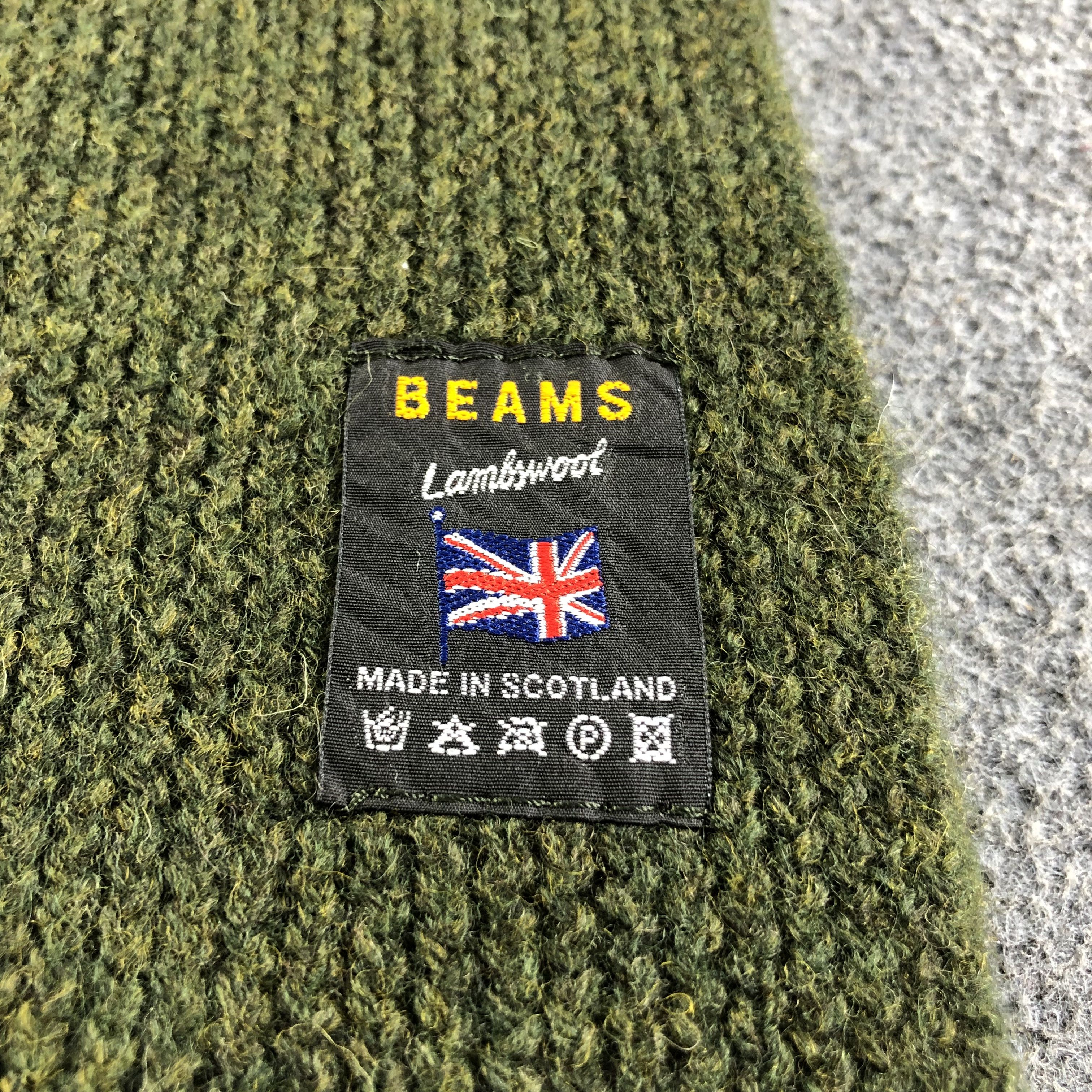 Beams Plus Beams Knit Wool Scarf Muffler Neckwear V2140 Size ONE SIZE - 4 Thumbnail