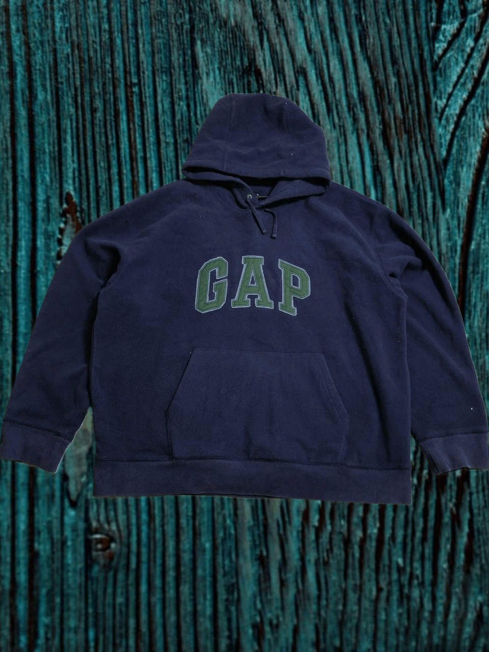 Gap Gap vintage spellout Blue Hoodie Size US XL / EU 56 / 4 - 1 Thumbnail