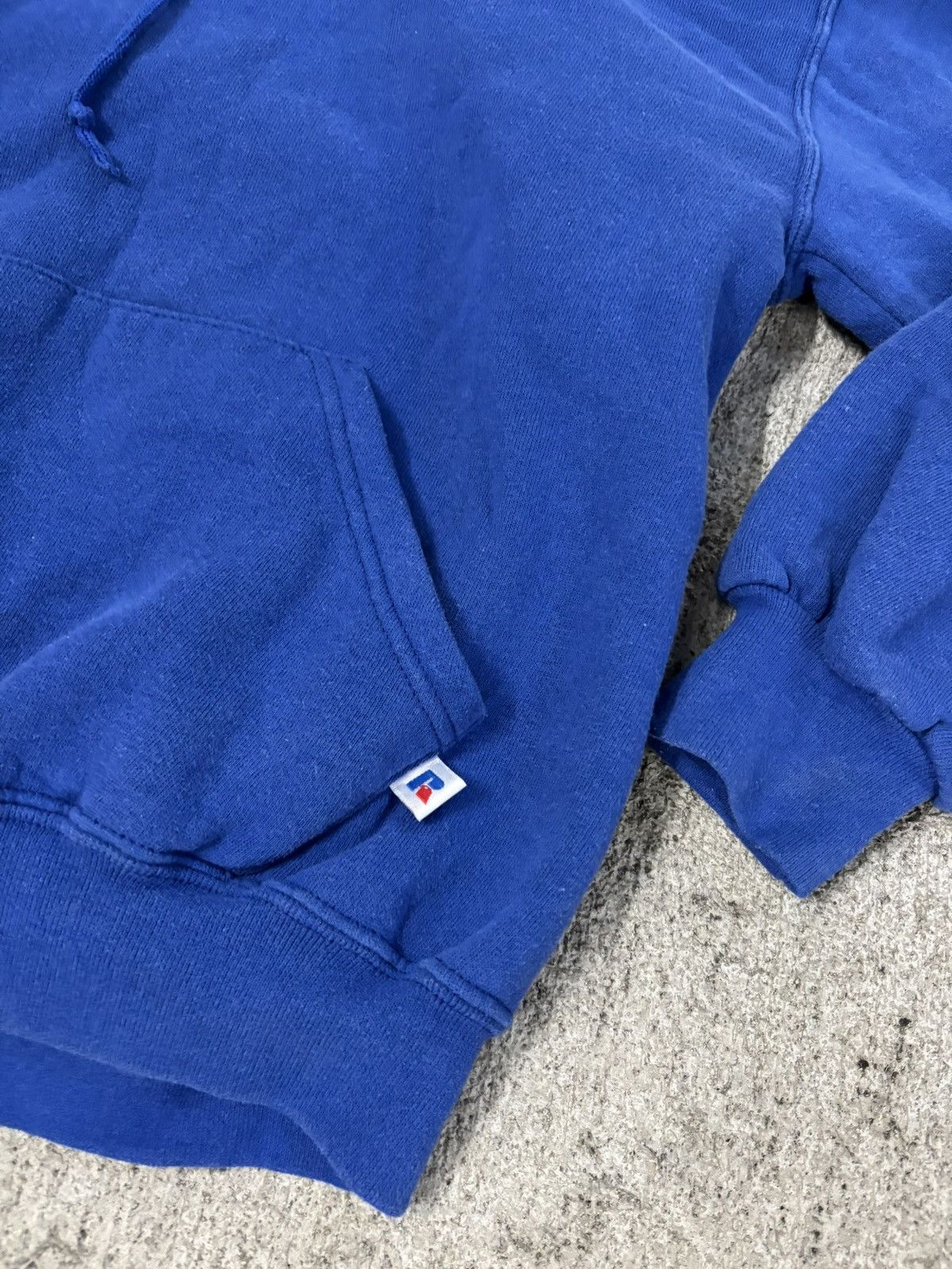 Russell Athletic × Vintage Black Zip up Blank Russell athletic crewneck sweatshirt Size US S / EU 44-46 / 1 - 3 Thumbnail