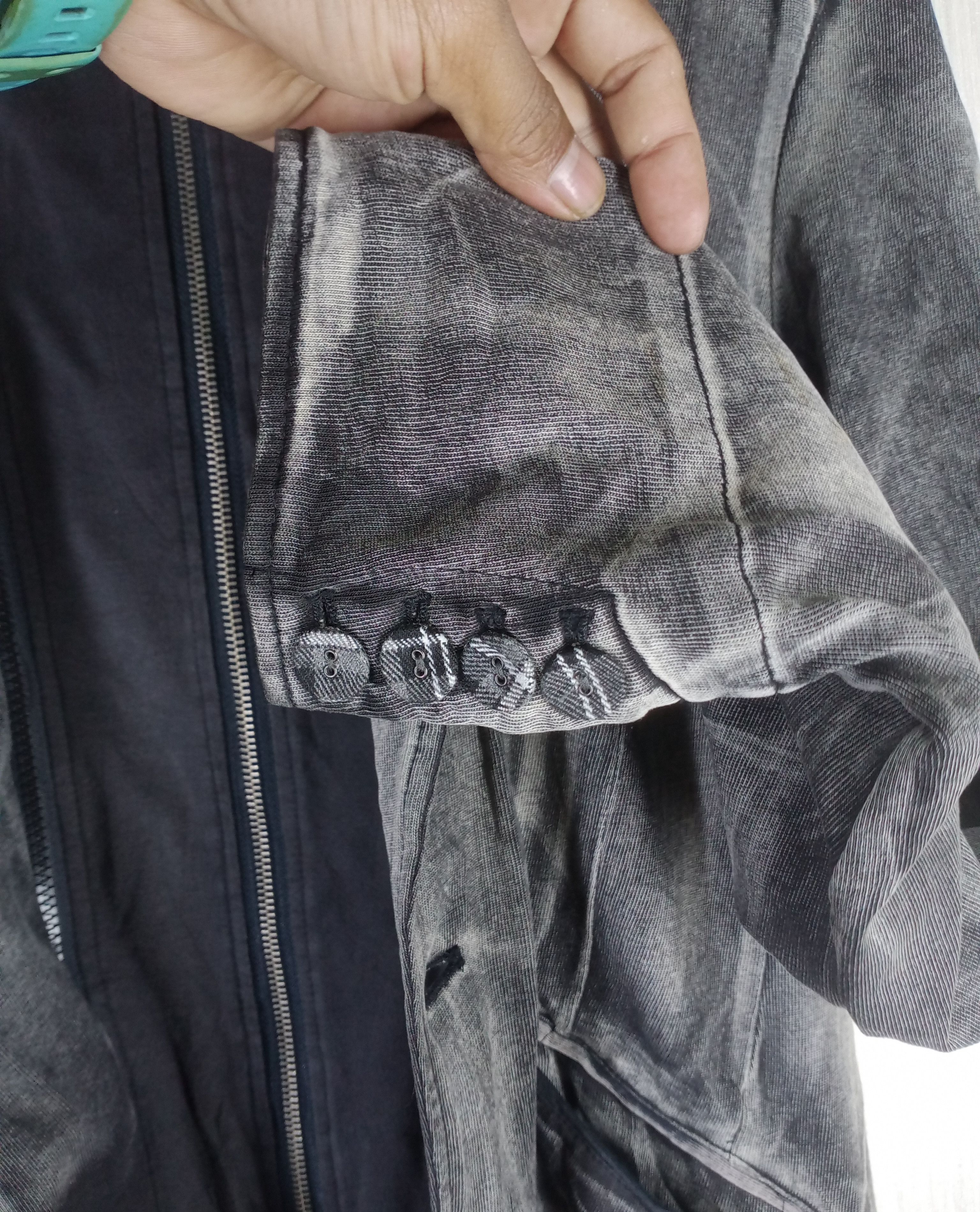 In The Attic Rare In The Attic Homme Mud Washed Hoodie Jacket Size US L / EU 52-54 / 3 - 8 Thumbnail