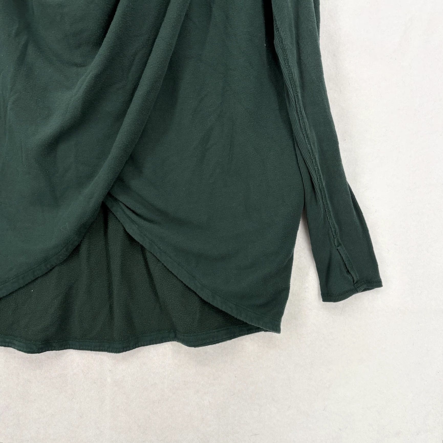 Athleta Athleta Green Wrap Hoodie Womens Small Fleece Cowl Neck Gym Purana Sweatshirt Regular Size S Size S / US 4 / IT 40 - 3 Thumbnail