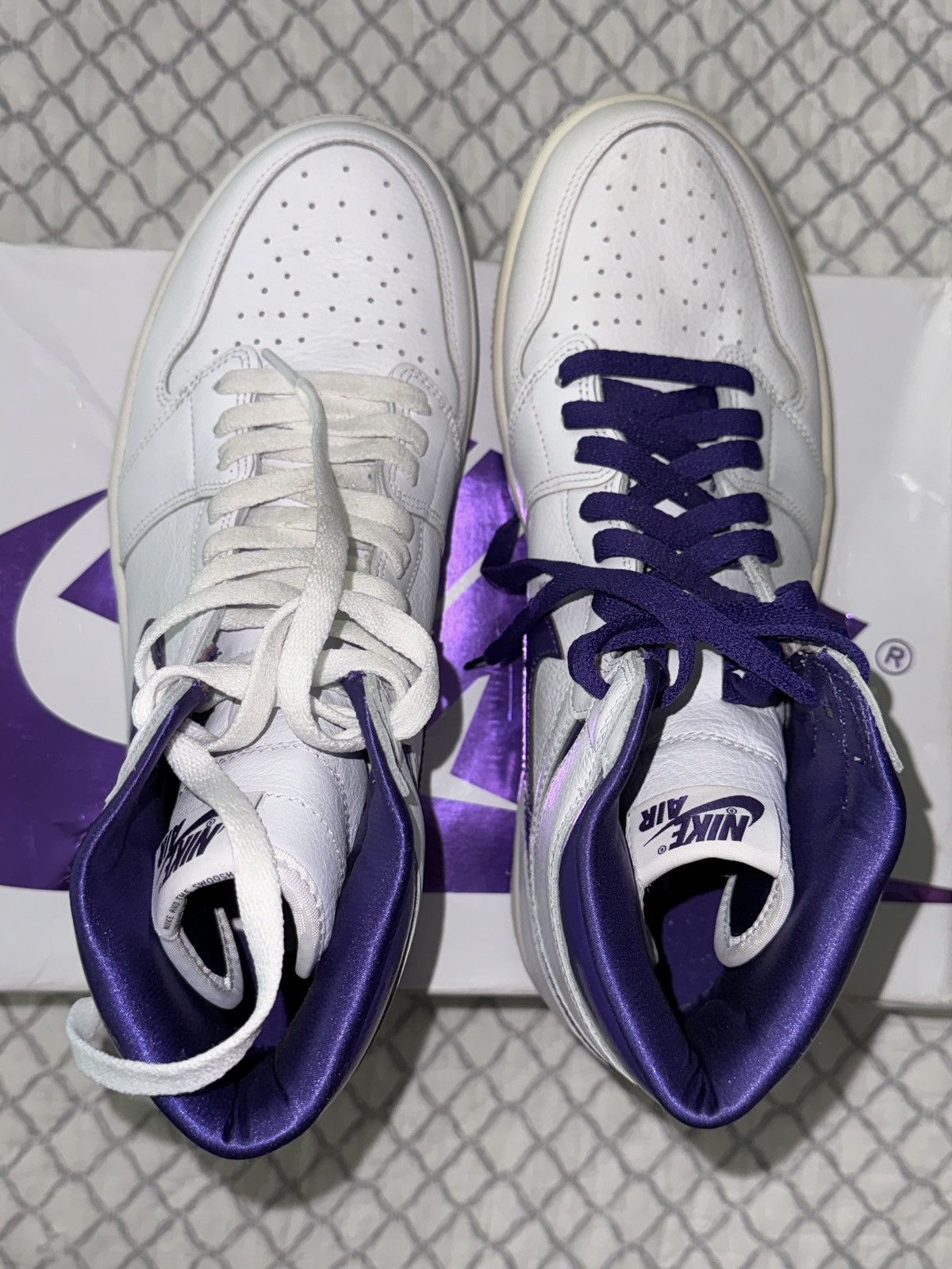 Jordan Brand Jordan 1 Retro High ‘ Court Purple women’s ’ Size US 11.5 / IT 41.5 - 3 Thumbnail