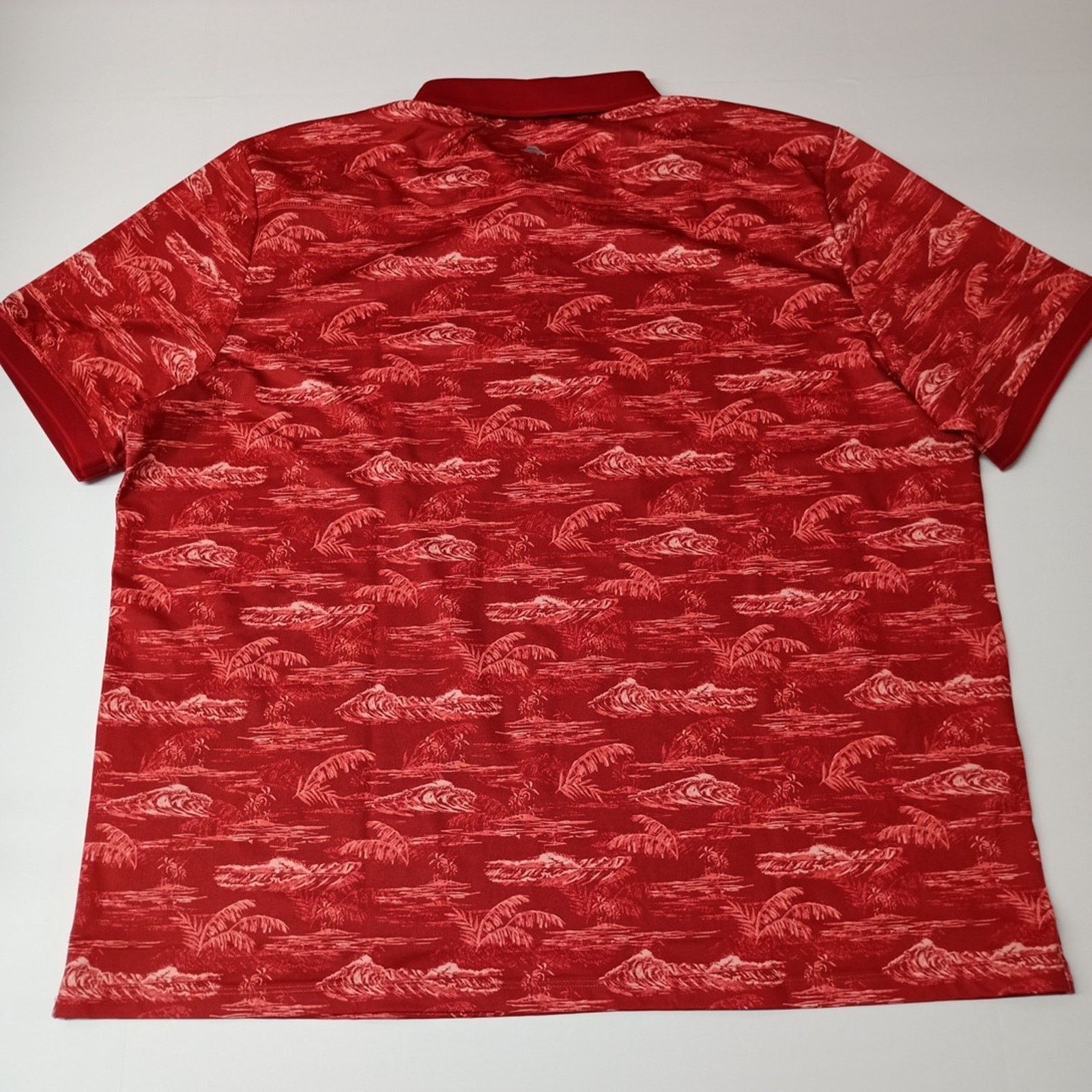 Tommy Bahama Tommy Bahama Mens Sport Bay Polo Shirt Maroon Berry Size 3XL Size US XXL / EU 58 / 5 - 8 Thumbnail