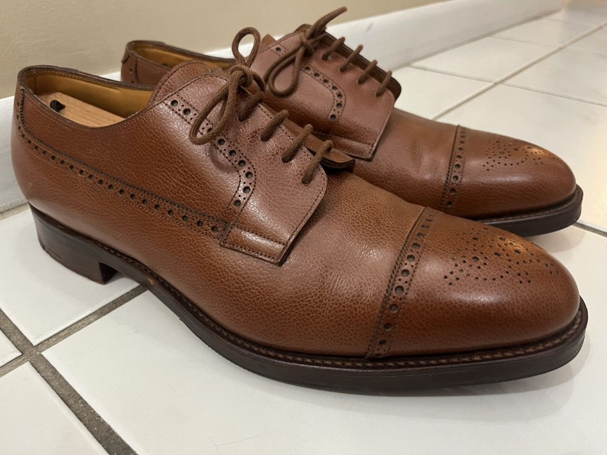 John Lobb John Lobb Brown Leather Oxfords Size US 11.5 / EU 44-45 - 4 Thumbnail