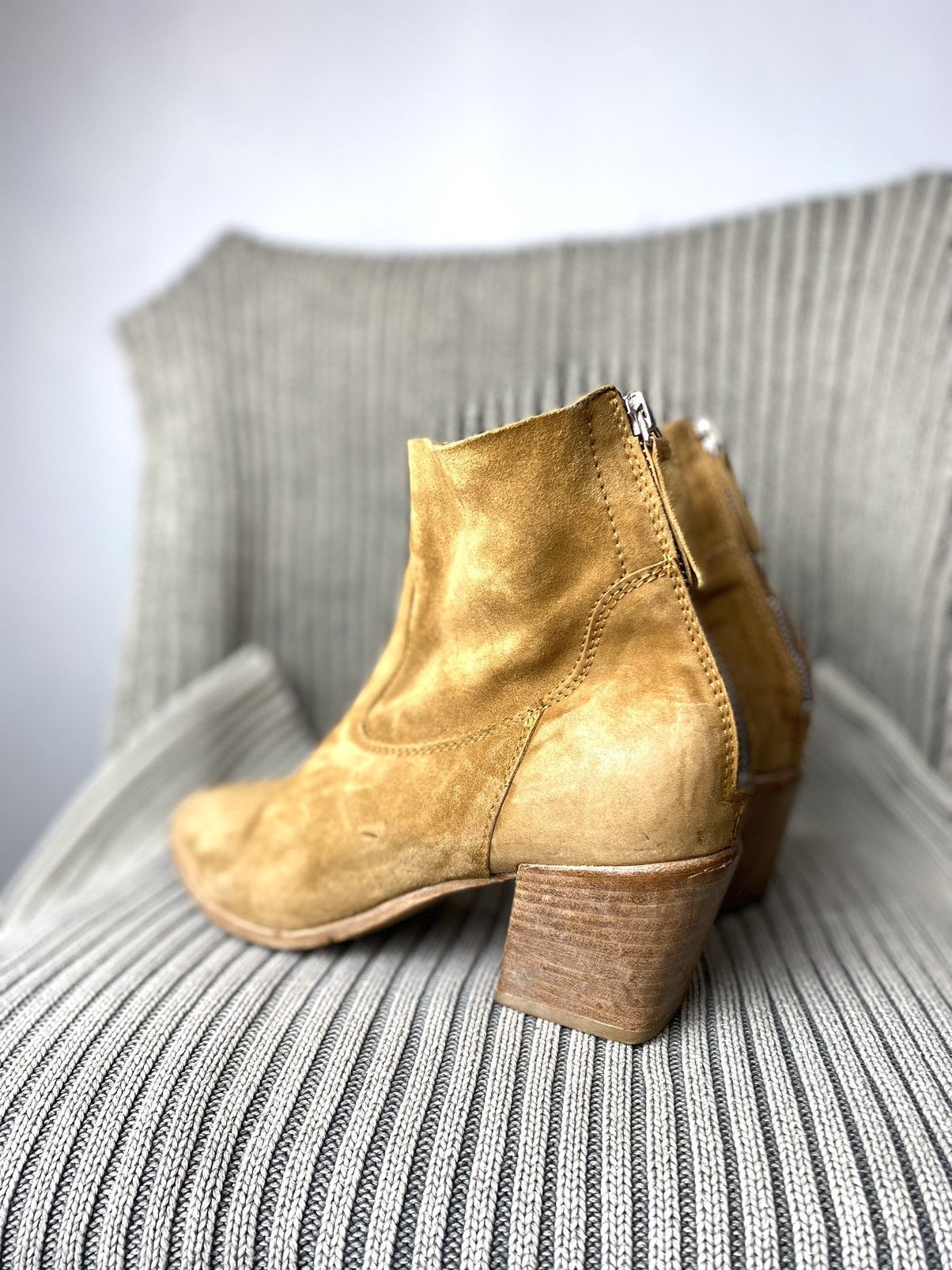 Cowboy Equipment Rare! Vintage Moma Suede Boots Cowboy Avant Garde Size US 7 / IT 37 - 4 Thumbnail