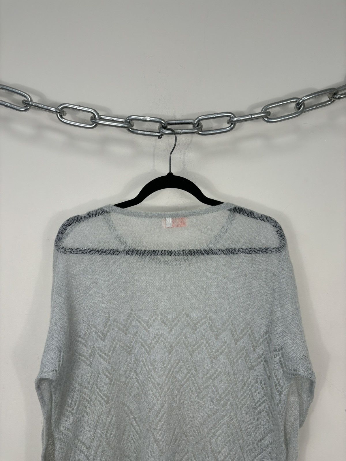 Byblos Vintage Byblos Women’s Open-Knit Italian Mohair Sweater Size XL / US 12-14 / IT 48-50 - 16 Thumbnail