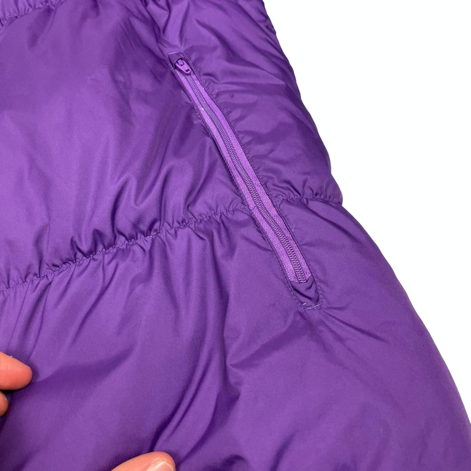 Adidas × Vintage Adidas Purple Long Sleeve Full Zip Puffer Jacket Medium Size M / US 6-8 / IT 42-44 - 4 Thumbnail