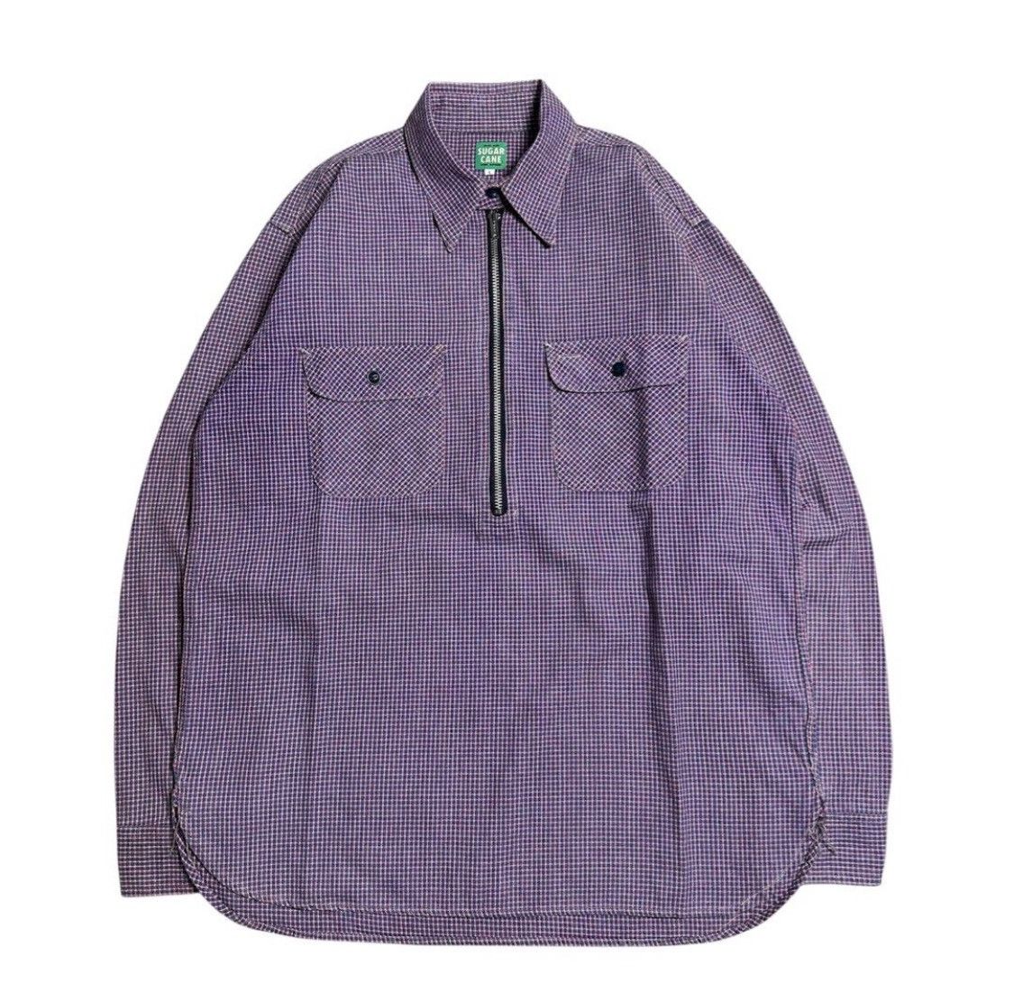 Japanese Brand × Sugar Cane Sugarcane Halfzip Shirt Size US L / EU 52-54 / 3 - 1 Thumbnail