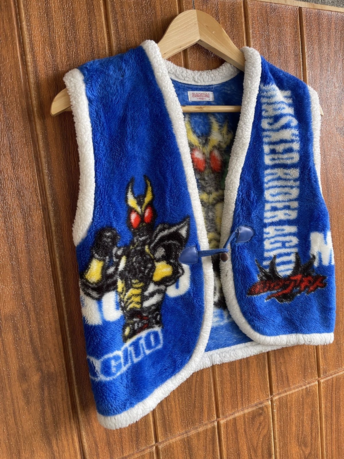 Anime Rare🔥Masked Rider Tank Top Sleeve Less Fleece Size US S / EU 44-46 / 1 - 4 Thumbnail