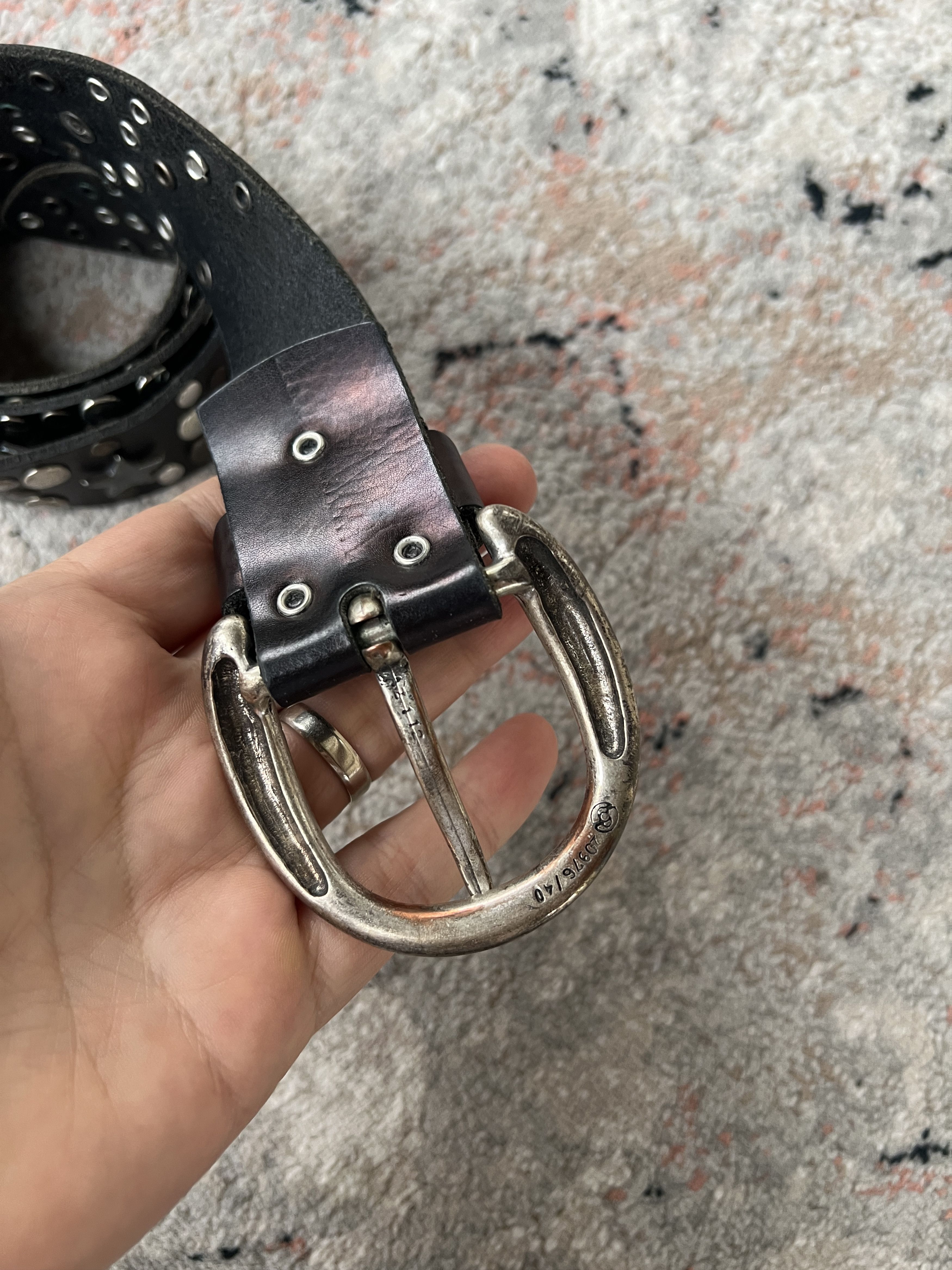 Vintage Vintage Leather Belt Size ONE SIZE - 4 Thumbnail