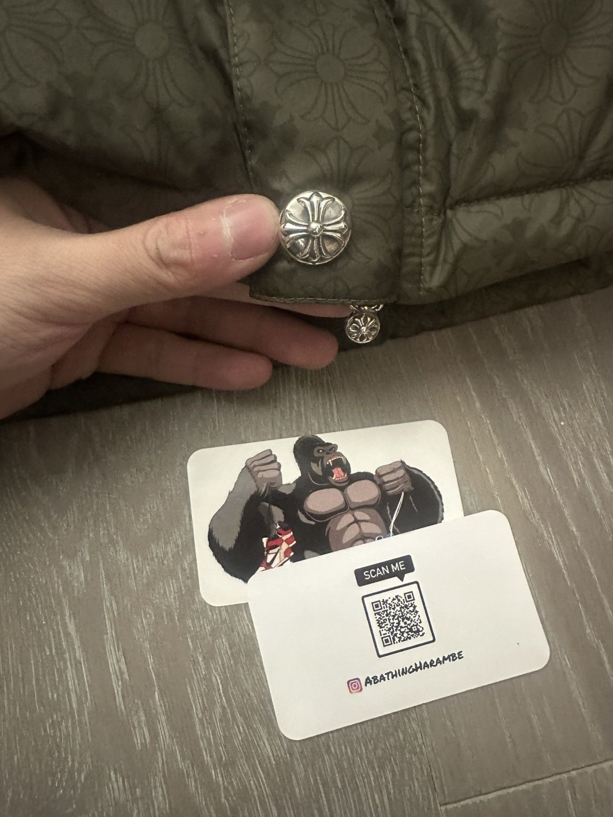 Chrome Hearts Chrome Hearts Puffer Jacket Olive Monogram Size US L / EU 52-54 / 3 - 10 Thumbnail
