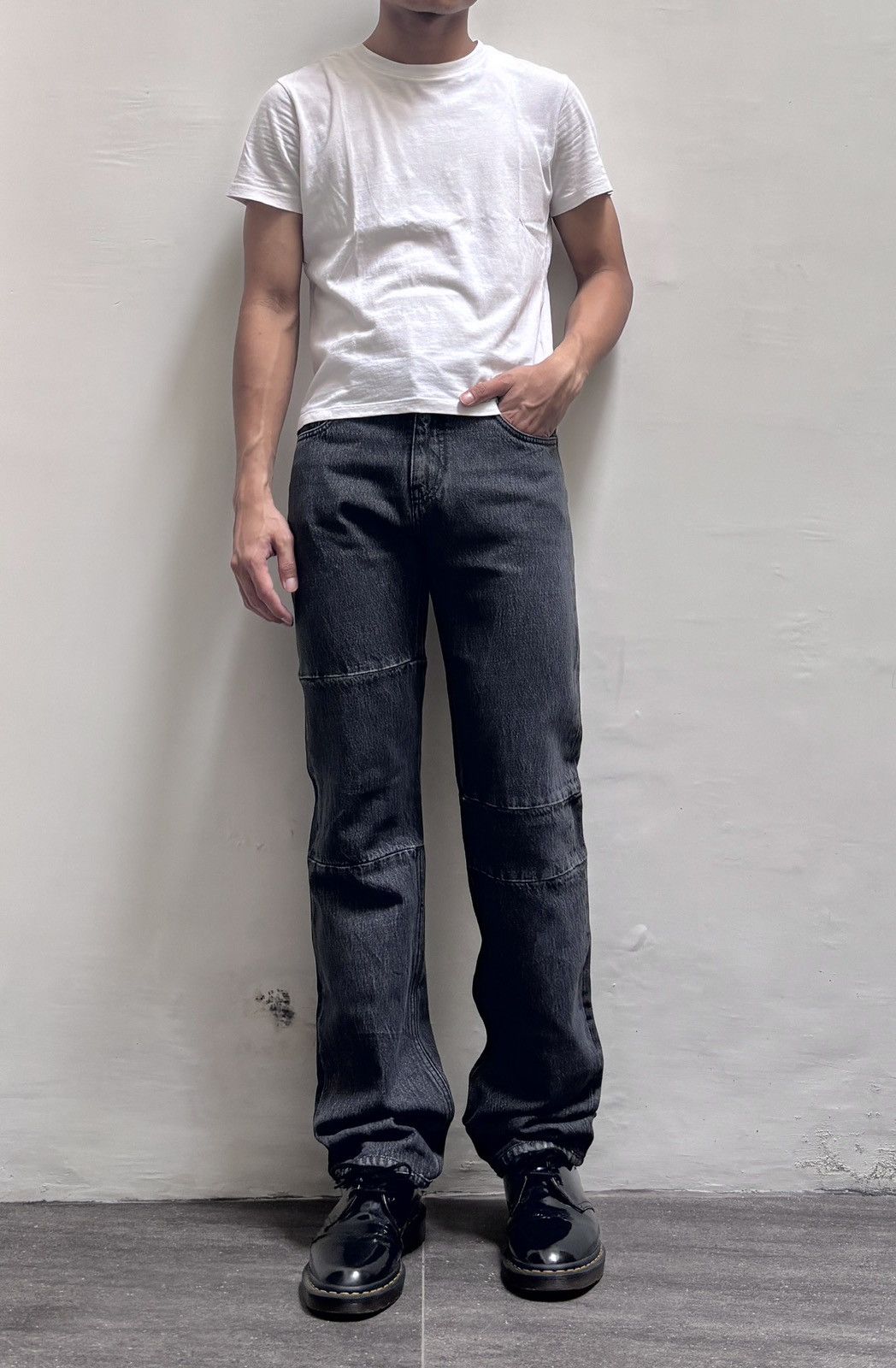 Maison Margiela FREE TAX! MM6 Paneled Wash Denim Jeans Size US 28 / EU 44 - 1 Thumbnail
