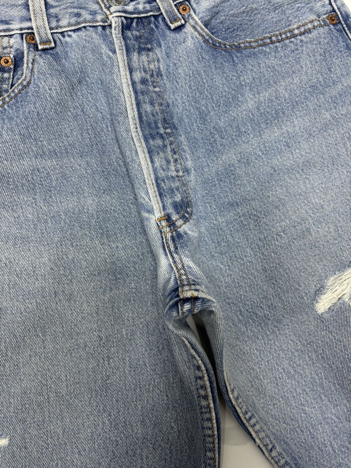 Kapital Vintage Levis 501 Made in Mexico Distressed Denim Jeans Size 30" / US 8 / IT 44 - 12 Thumbnail