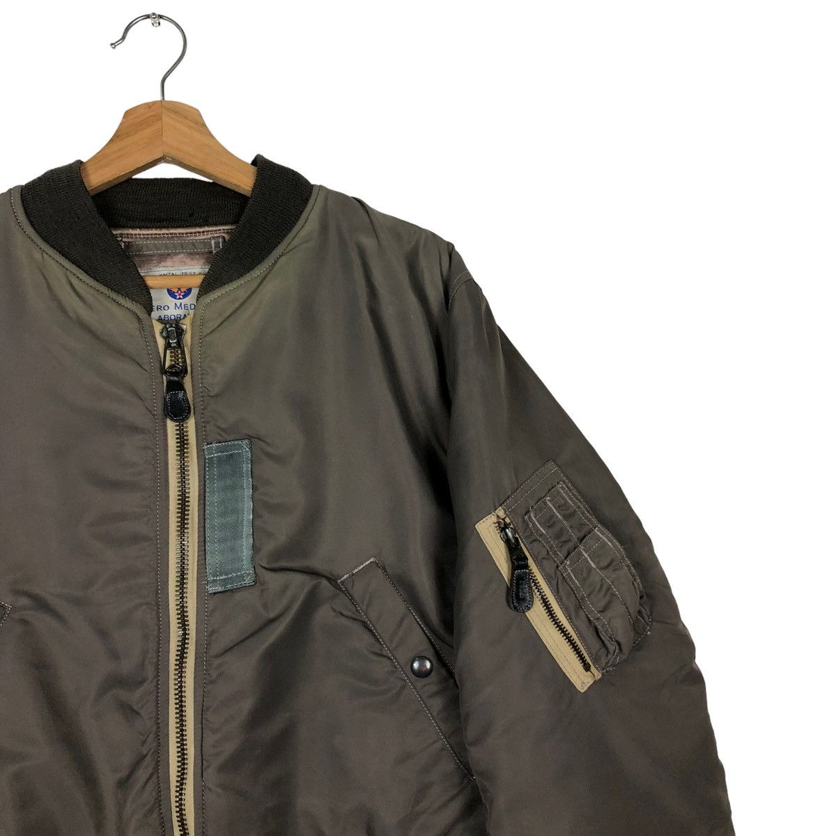 Buzz Rickson's 🔥80’s Vintage Bomber Jacket Riot Aero Medical Pherrow’s Size US S / EU 44-46 / 1 - 8 Thumbnail