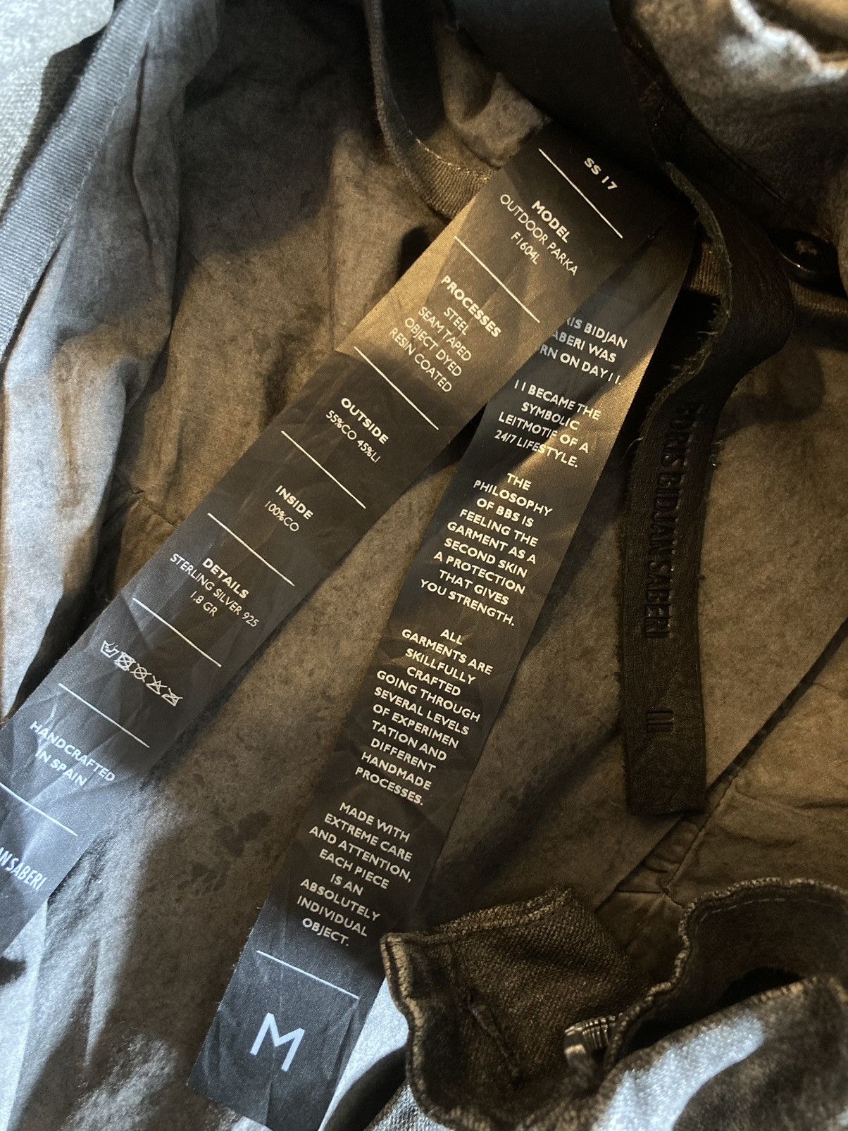 Boris Bidjan Saberi GRAIL Outdoor Parka F1604L Size US M / EU 48-50 / 2 - 13 Thumbnail