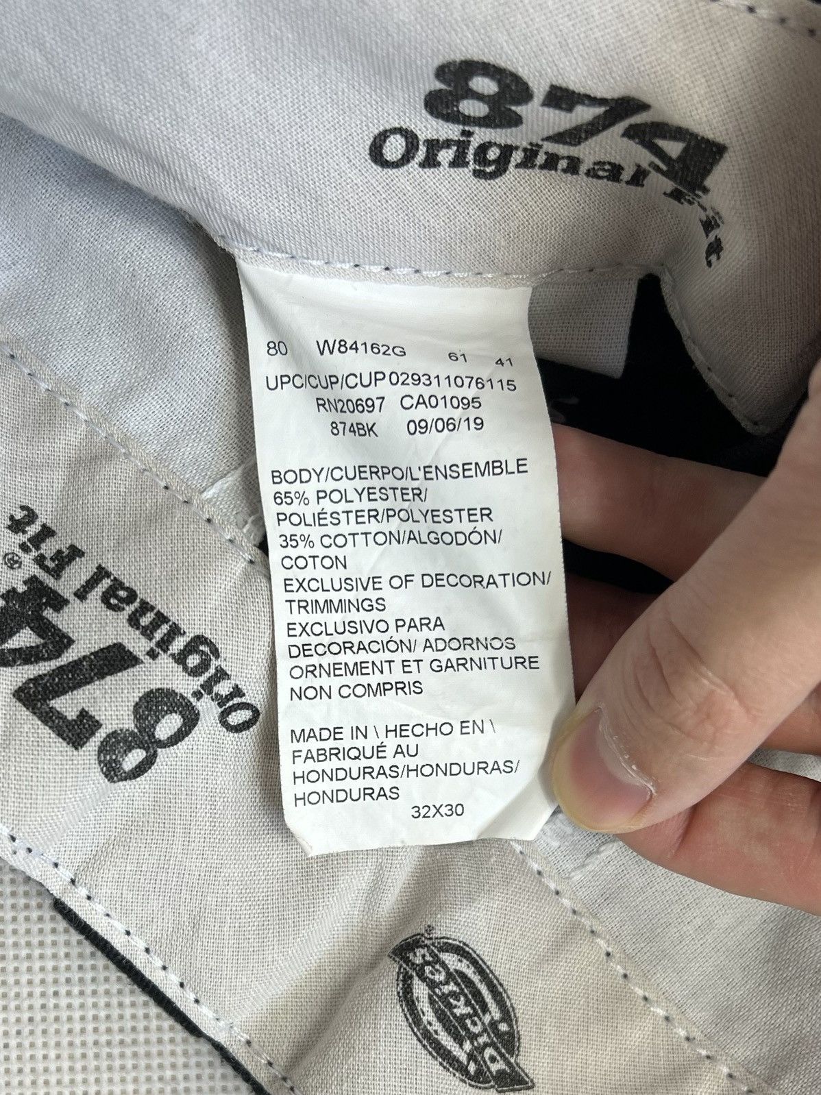 Dickies Pants Dickies 874 black Size US 32 / EU 48 - 4 Thumbnail