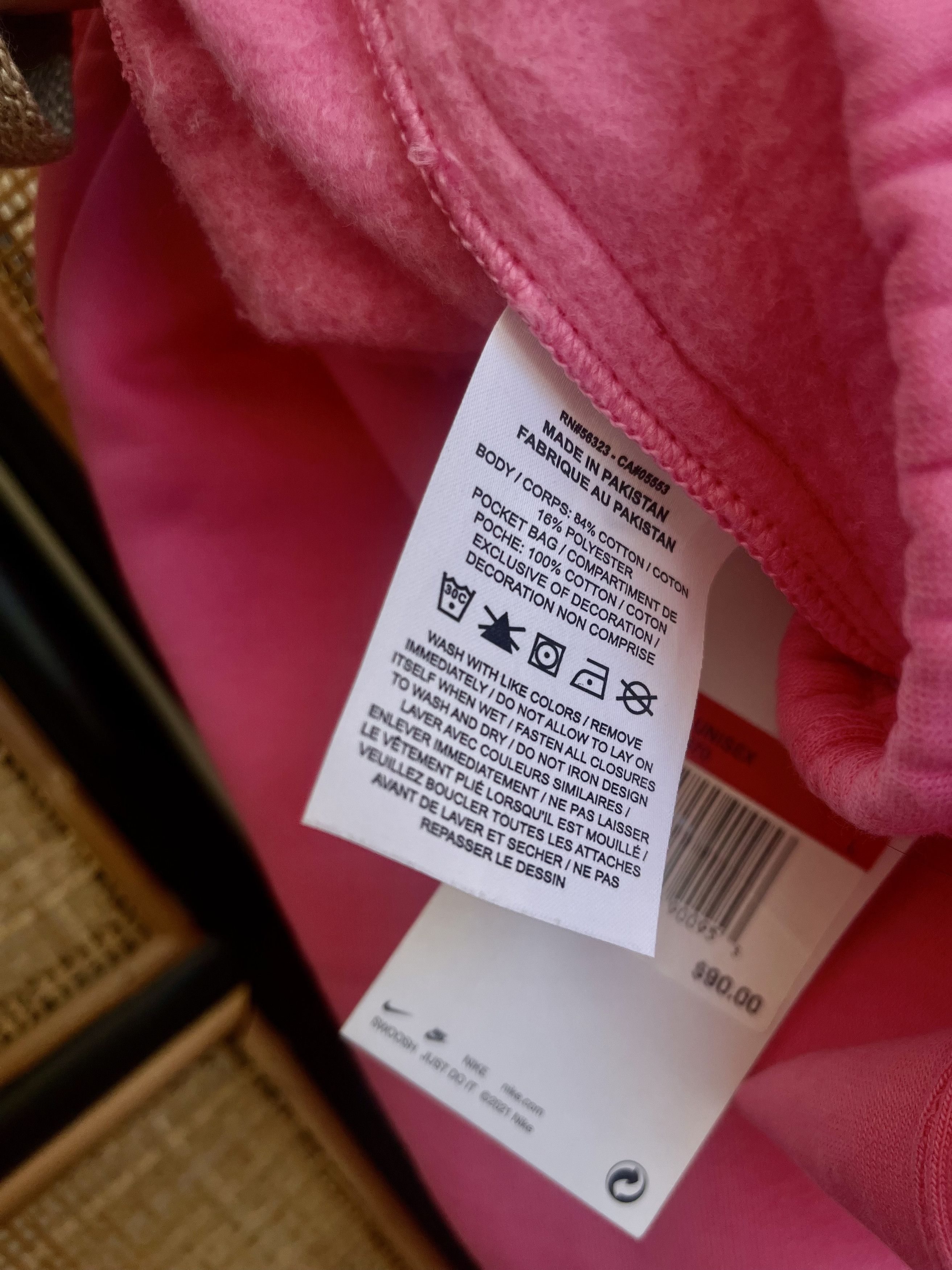 Nike × Stussy Nike x Stussy NRG Washed Fleece Sweatpants 'Lotus Pink' Size US 36 / EU 52 - 6 Thumbnail