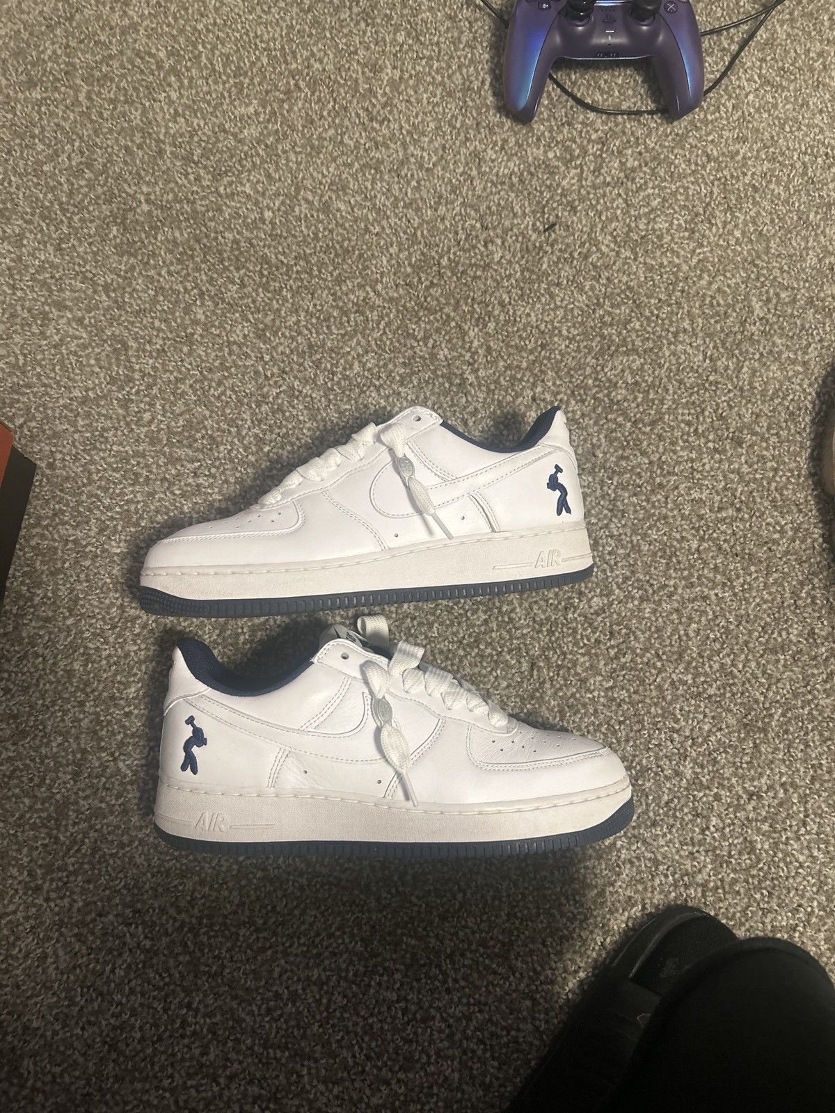 Nike Air Force 1 X Lil yachty “Concrete Boys White/Navy” (2024) Size US 10 / EU 43 - 3 Thumbnail