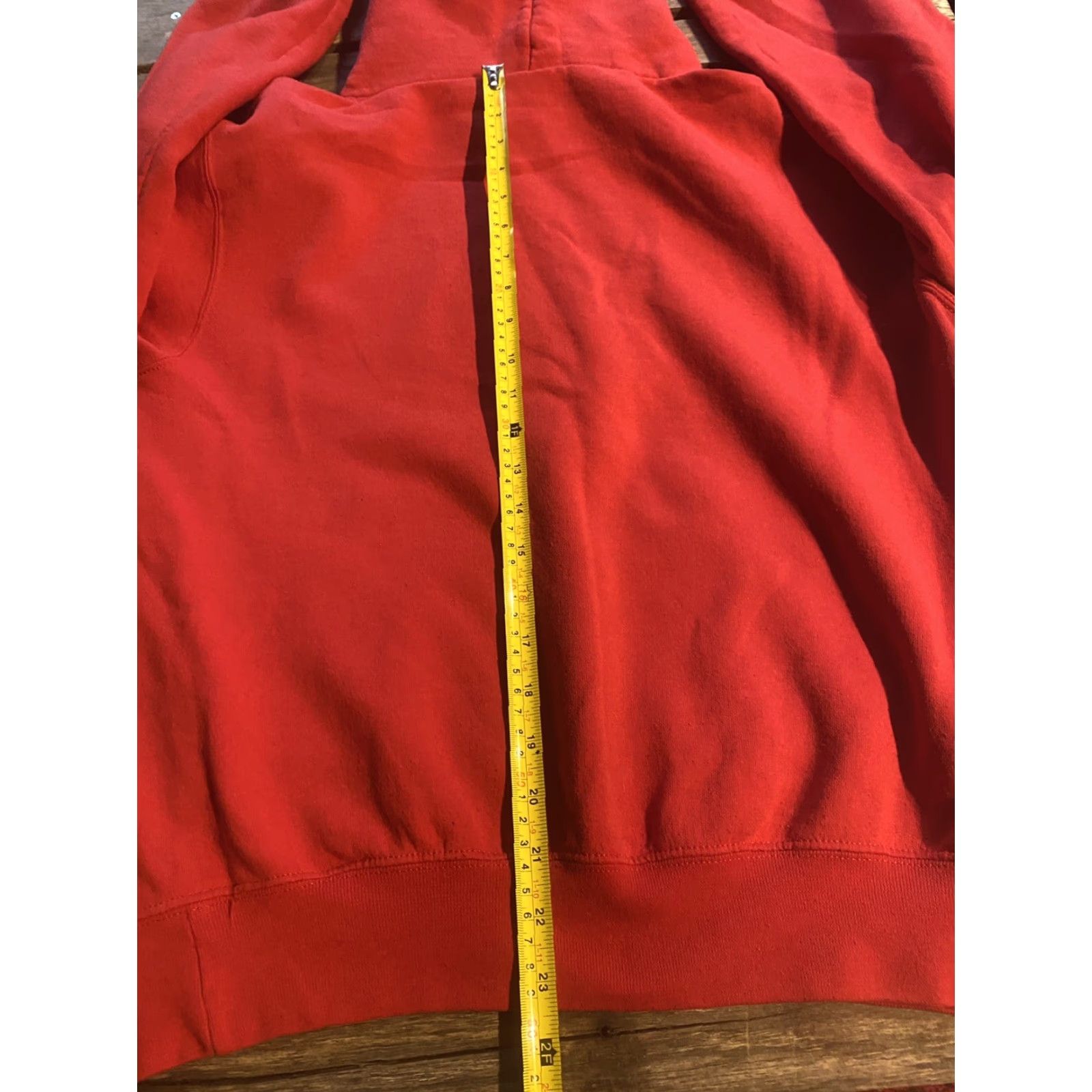 Champion VINTAGE Kings College Red Champion Hoodie Sweatshirt Mens Small New York School Pullover Cotton Blend Size US S / EU 44-46 / 1 - 7 Thumbnail