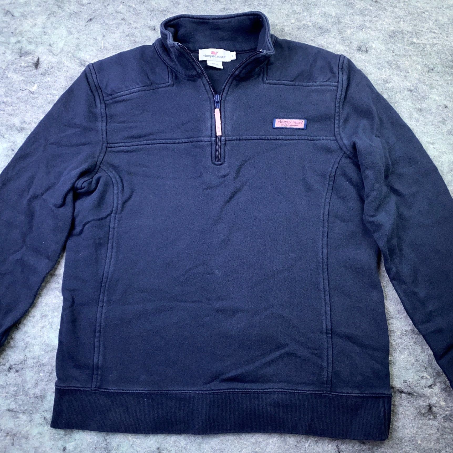 Vineyard Vines Vineyard Vines Womens Pullover Small Blue Martha's Vineyards Zip Up Sweatshirt Size S / US 4 / IT 40 - 2 Thumbnail