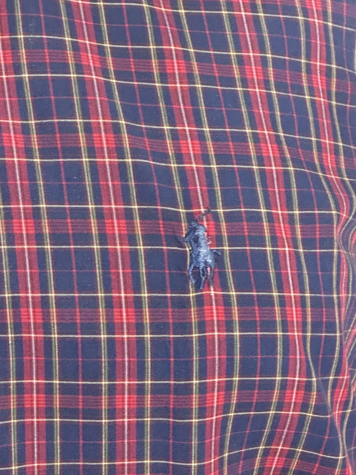 Ralph Lauren Ralph Lauren Classic Fit red/navy plaid button-down shirt Size US XL / EU 56 / 4 - 3 Thumbnail